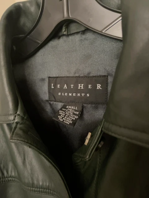 Green Leather Jacket By Leather Elements - Image 3