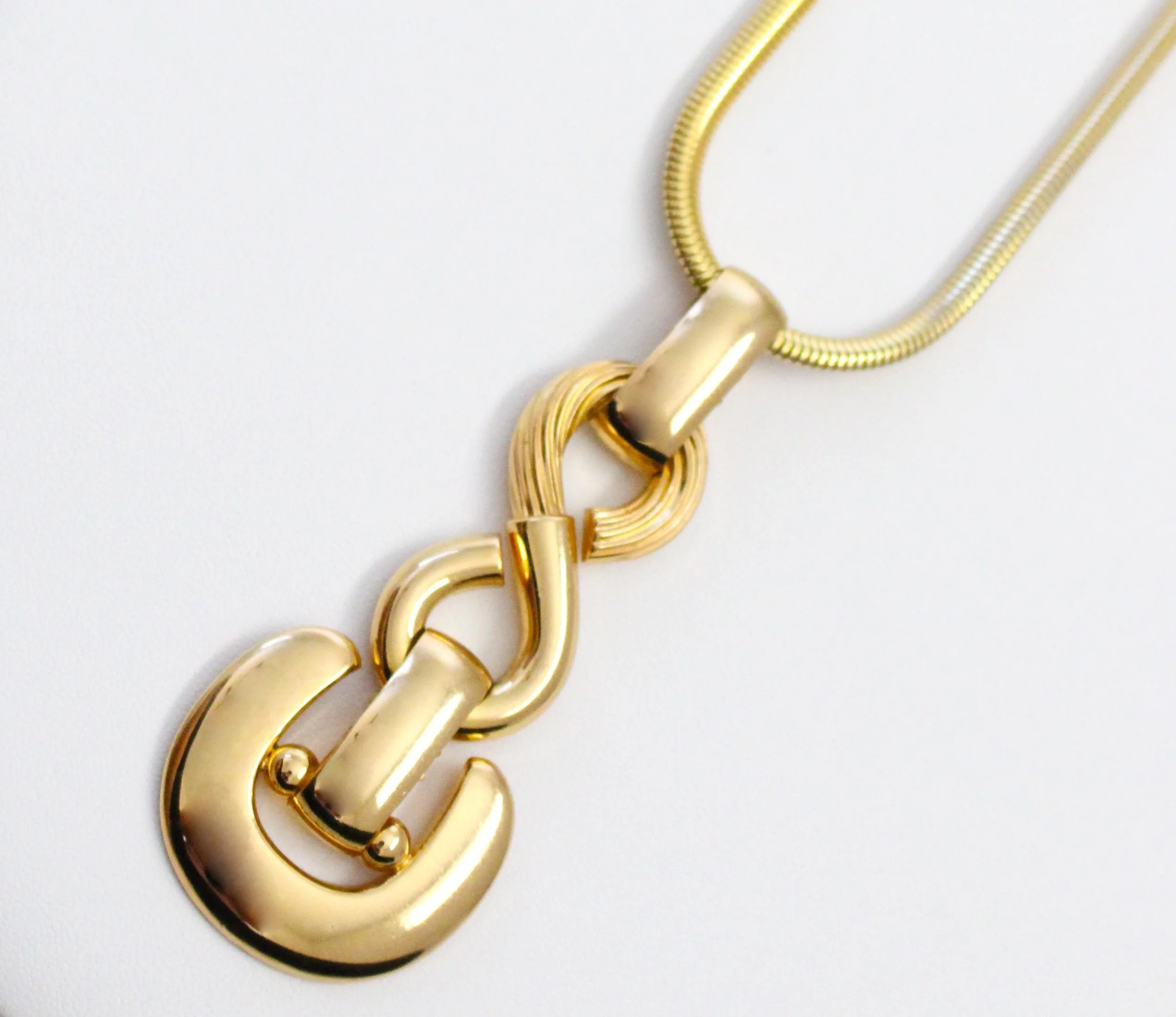 Grosse Modernist Necklace with Snake Chain - Image 4
