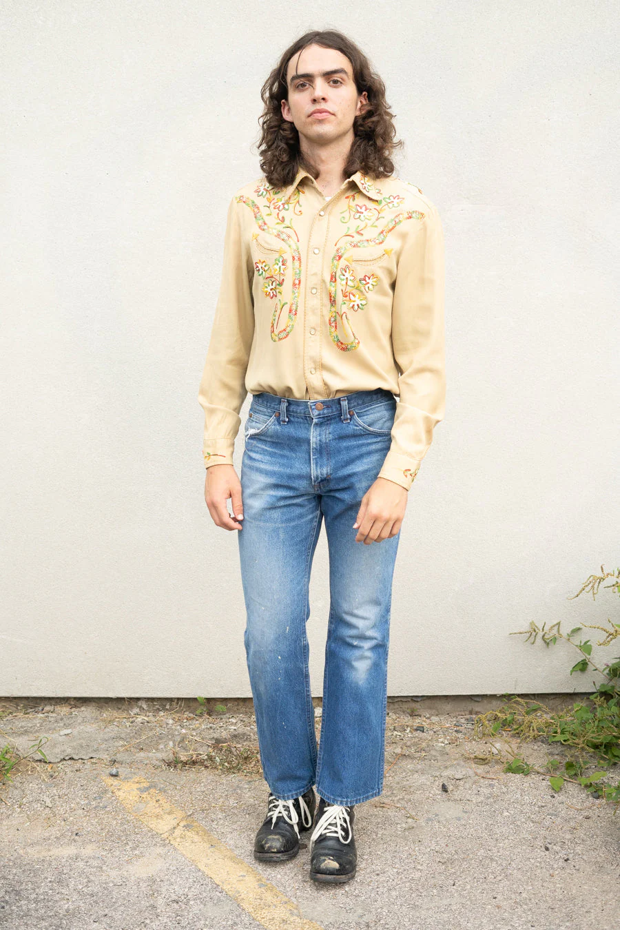 H Bar C Embroidered Pearl Snap Western Shirt by H Bar C - Image 3