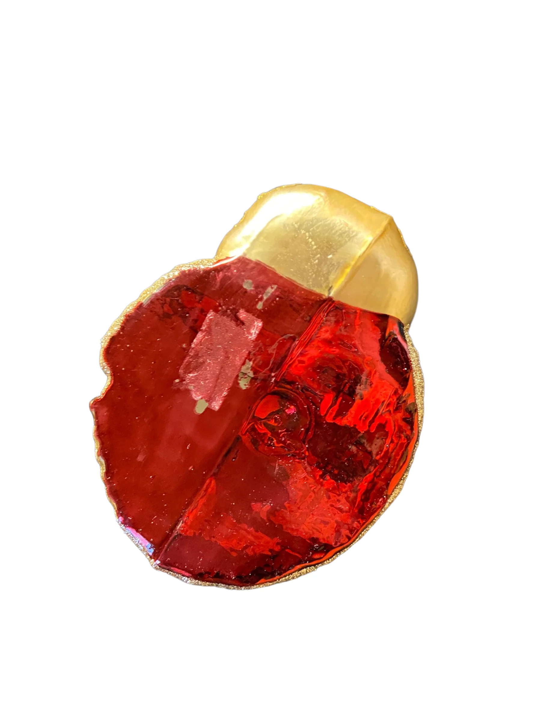 Handblown European Glass Santa Tree Ornament - Image 9