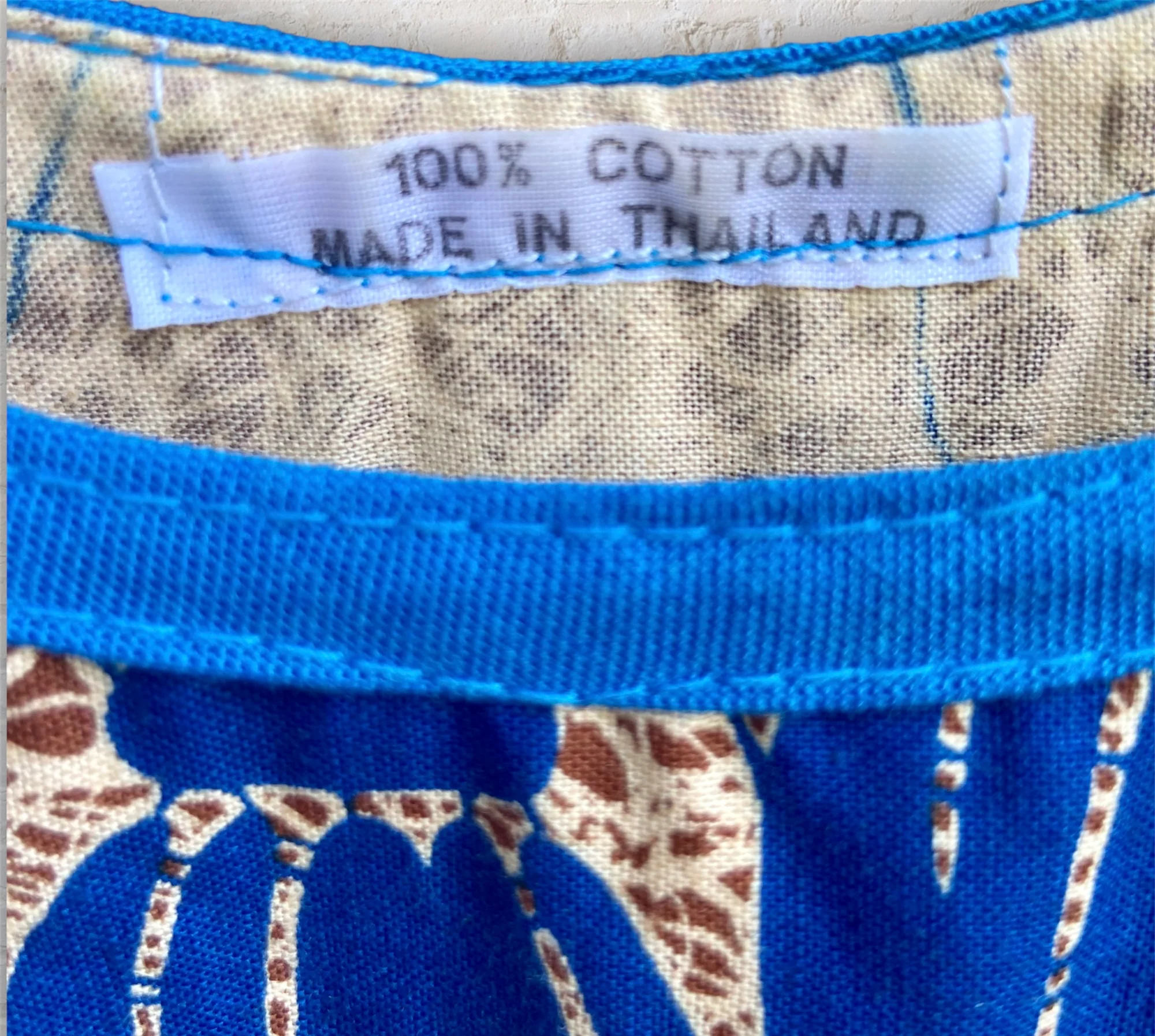 Handmade In Thailand Traditional Floral Dress - Image 7