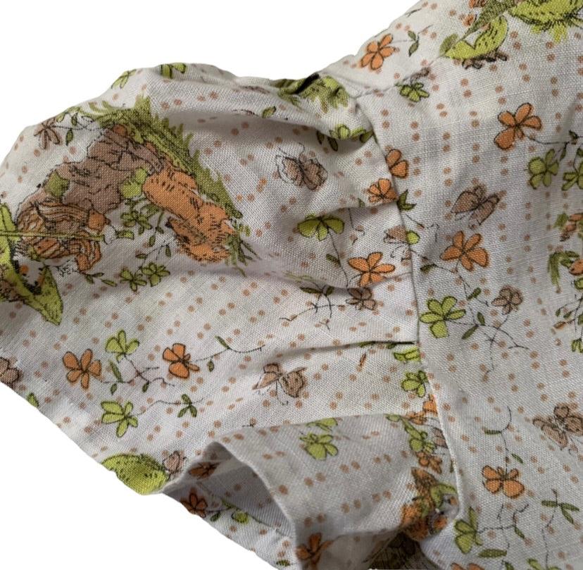 Handmade Novelty Print Wrap Dress - Image 6