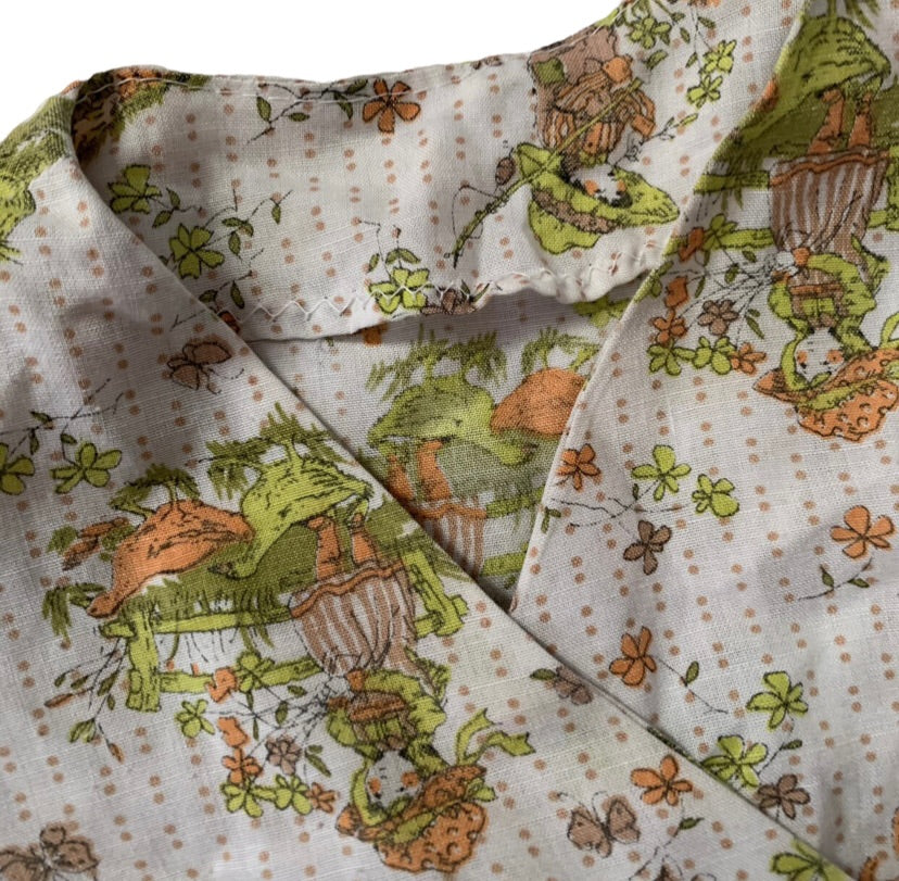 Handmade Novelty Print Wrap Dress - Image 8