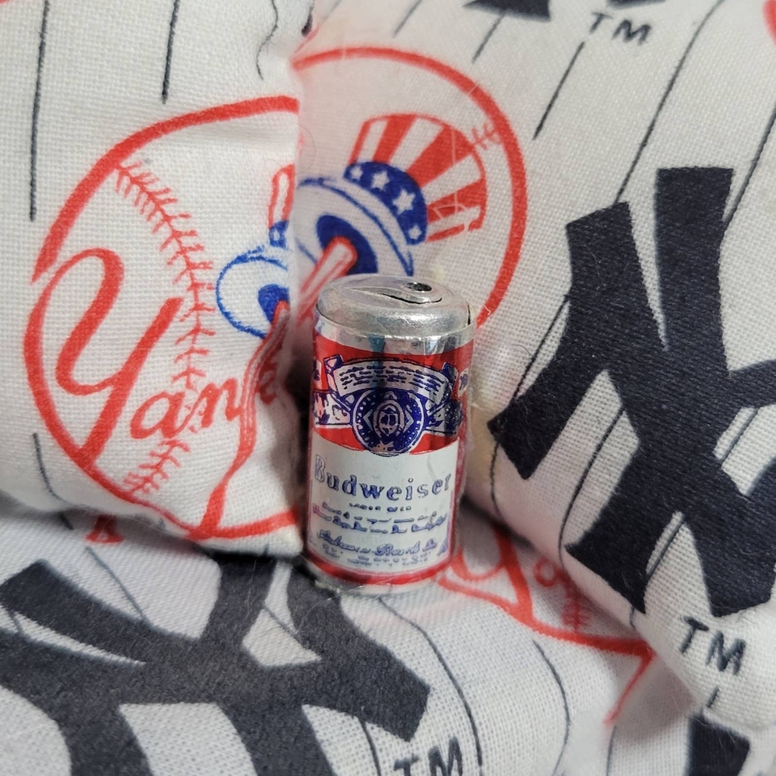Handmade Ny Yankees Print Tiny Couch Tissue Box Cover - Image 2