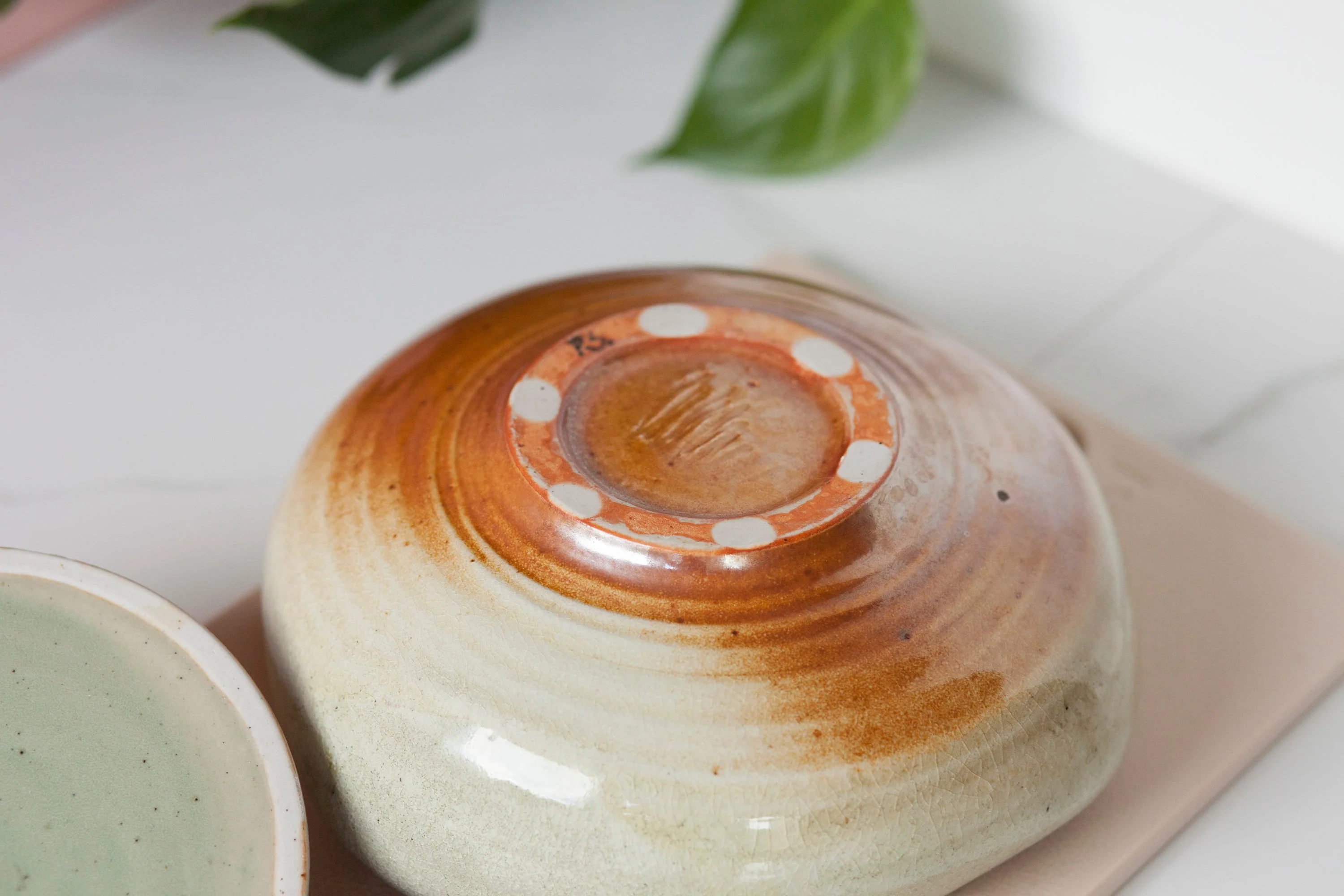 Handmade Studio Pottery Casserole Dish with Lid Vintage Stoneware Dish with Lid - Image 9