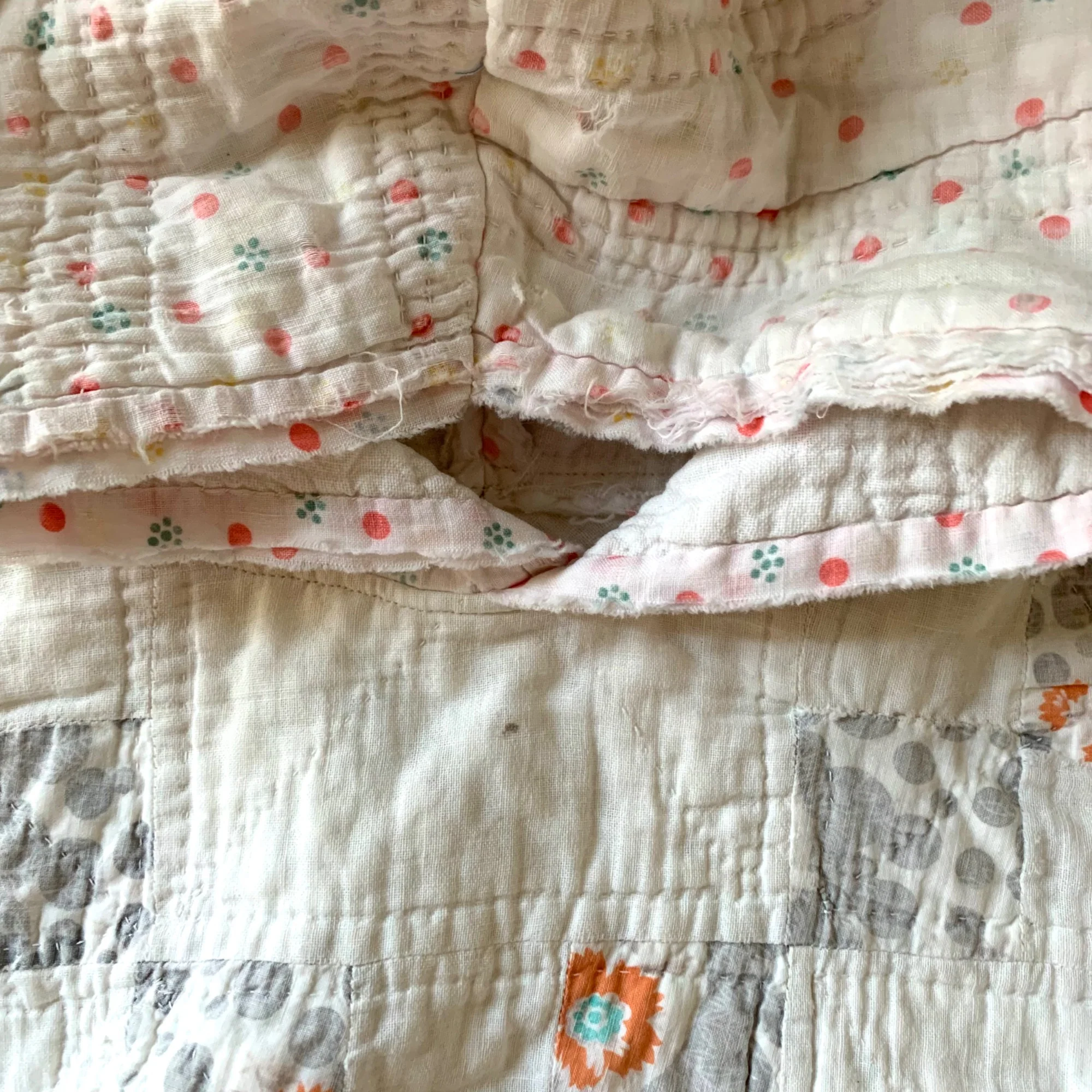 Handmade Toddler Hoodie Crafted From Vintage Quilts with Love 18 Mo Multi Camden by Seams by Rachel - Image 11