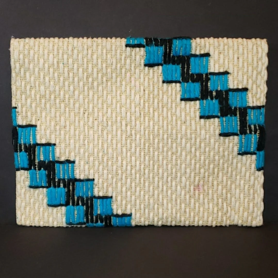 Handmade Woven Yarn Clutch - Image 3