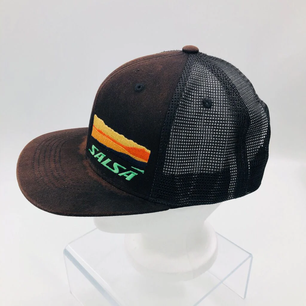 Hat Structured Flat Bill Trucker Snapback Embroidered Bik by Salsa Dawn Patrol - Image 2