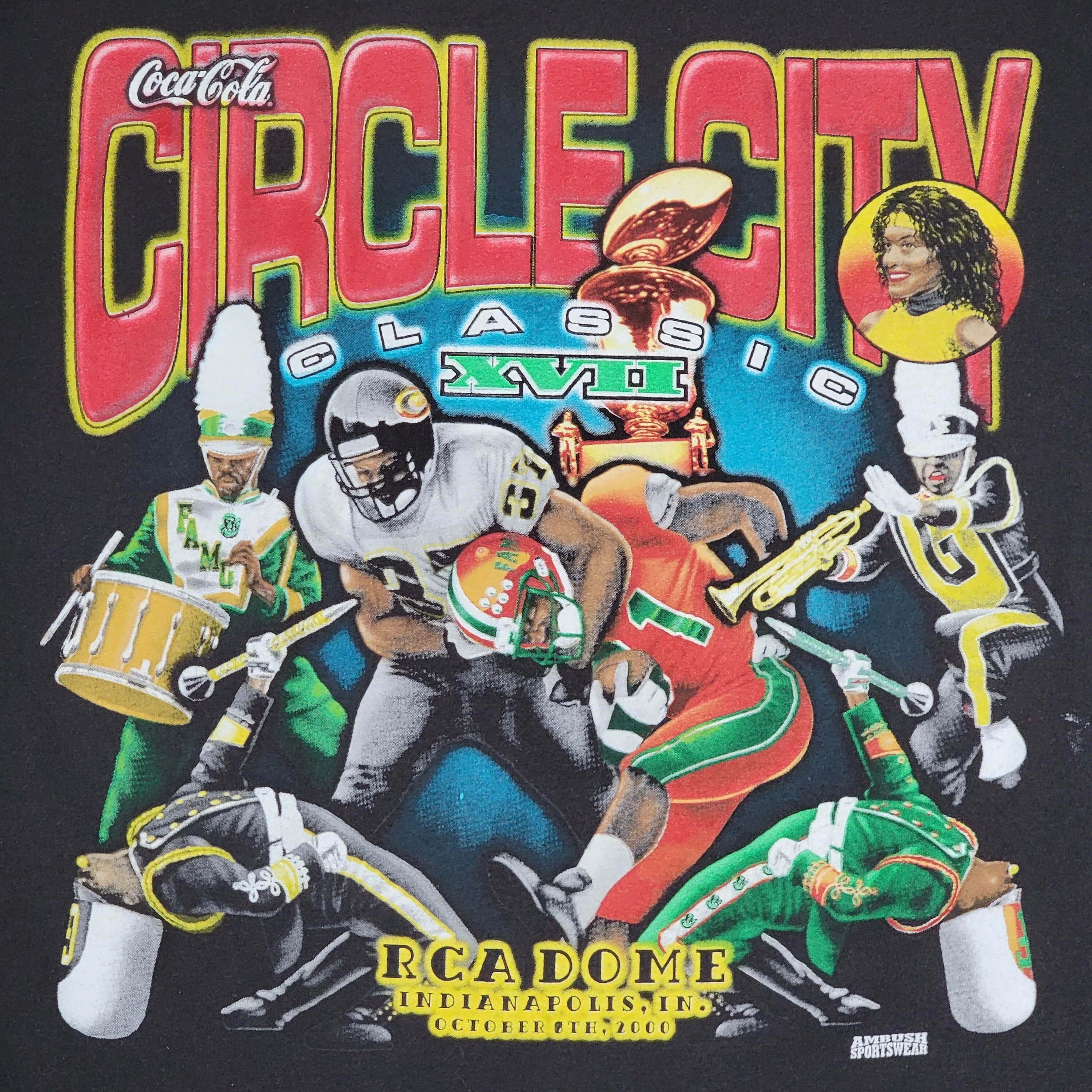 Hbcu Vintage Circle City Classic Football T-Shirt - Size Xl by Tultex - Image 2