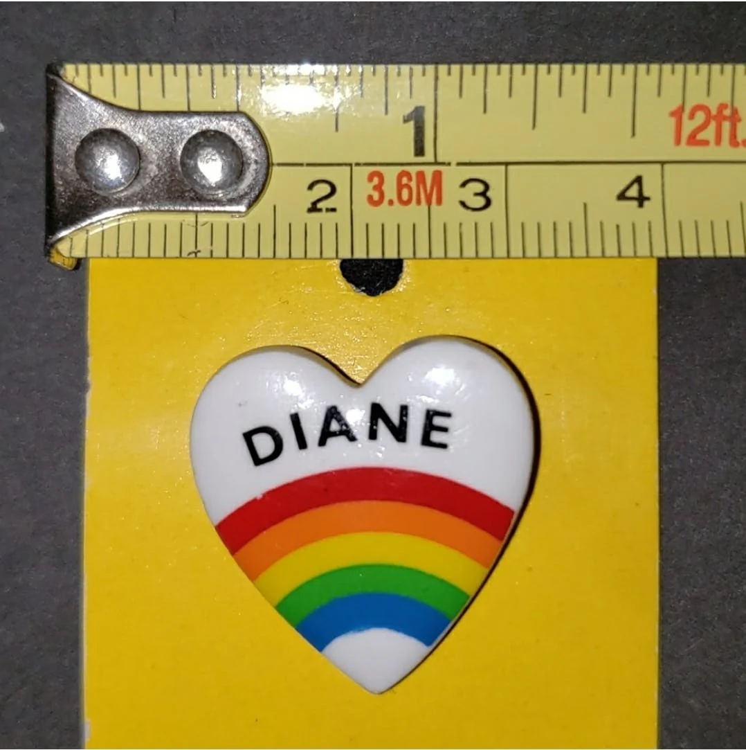 Heart Rainbow Personalized Diane Pin by Golden Mt - Image 7