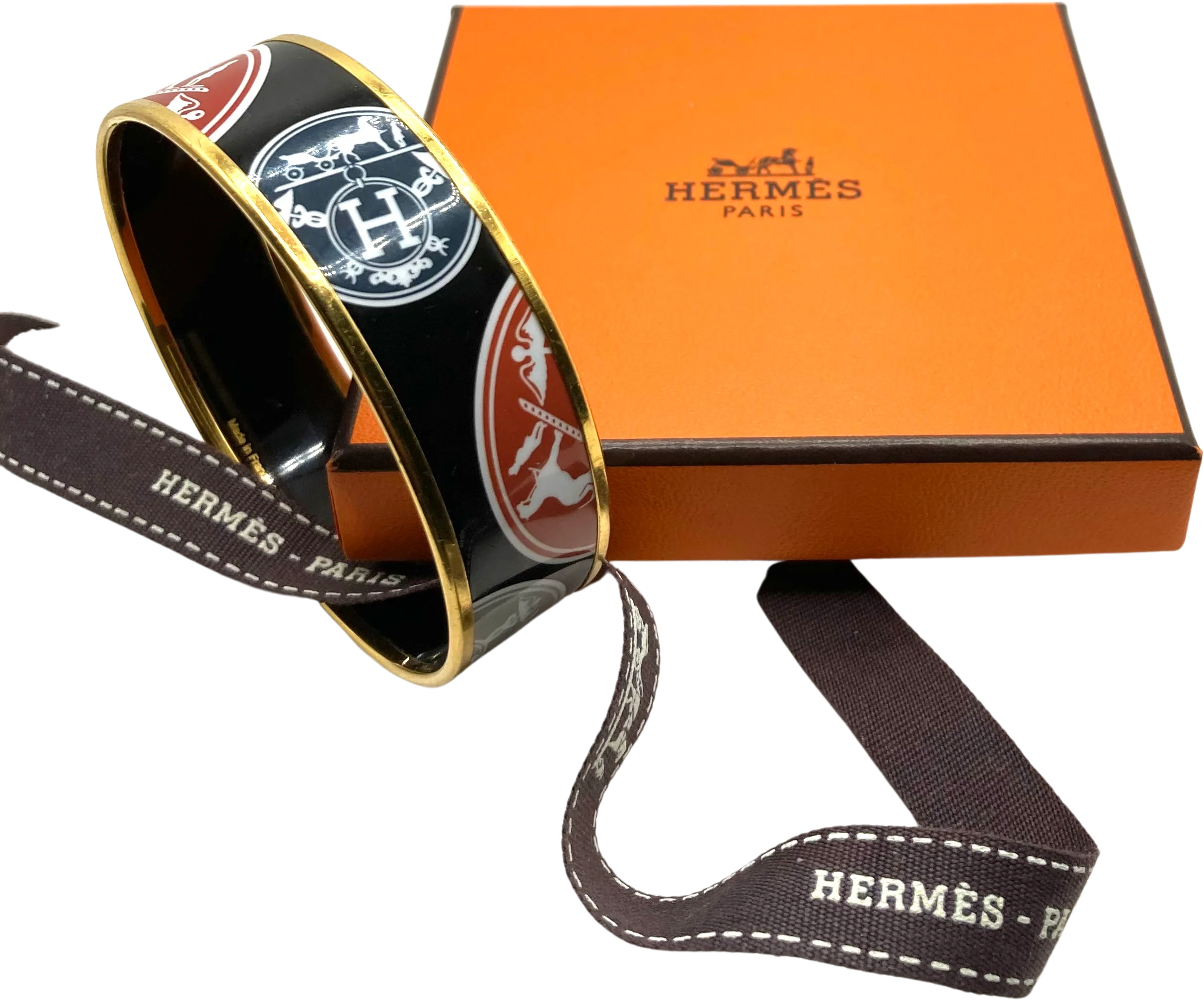 Hermes Enamel Bracelet Pm Confettis D'ex Libris. By Hermes
