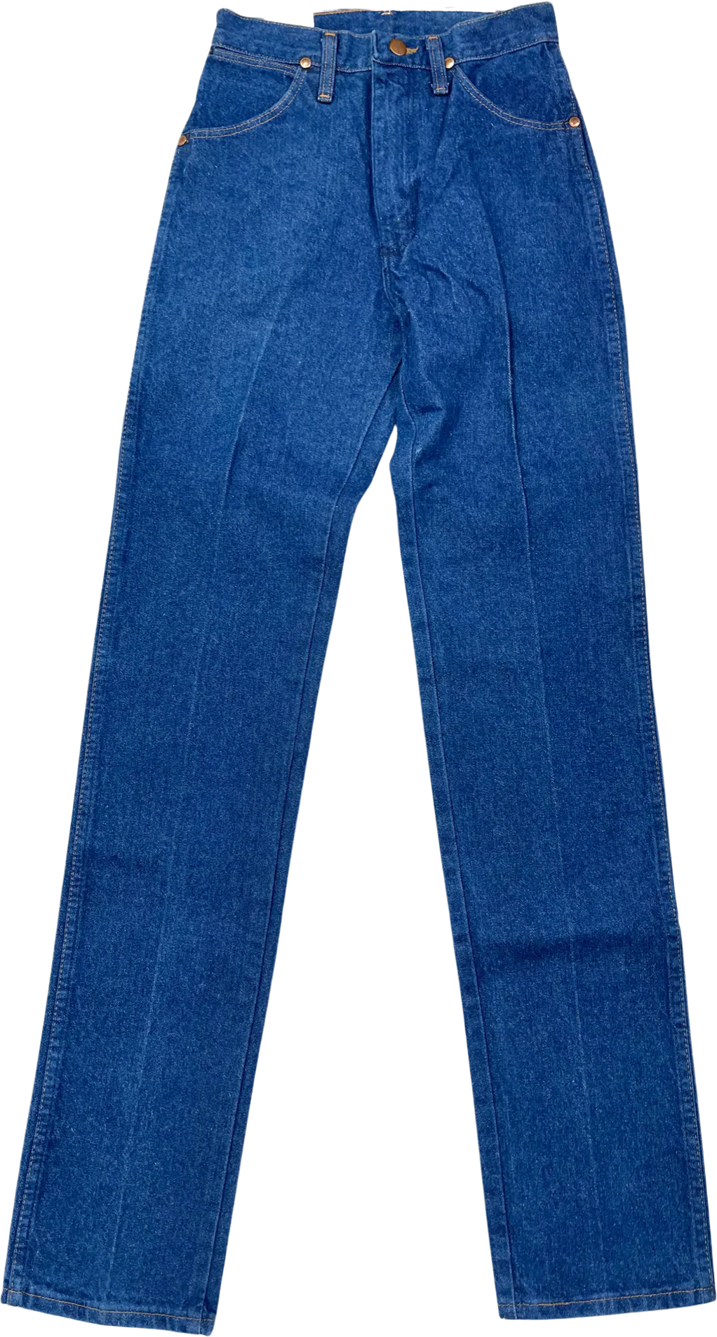 High Waist Cowboy Cut Slim Fit Straight Leg Jeans By Wrangler