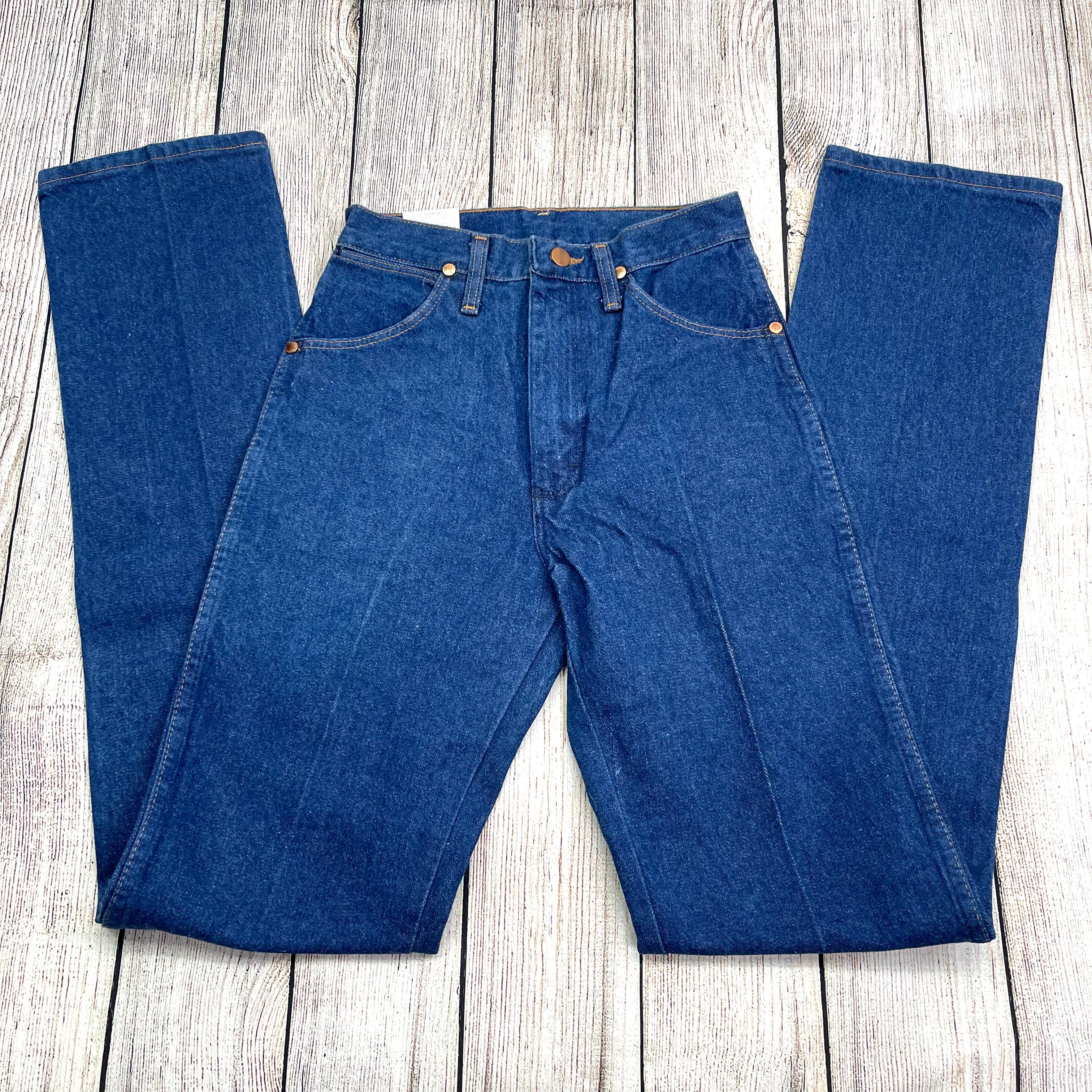 High Waist Cowboy Cut Slim Fit Straight Leg Jeans By Wrangler - Image 5