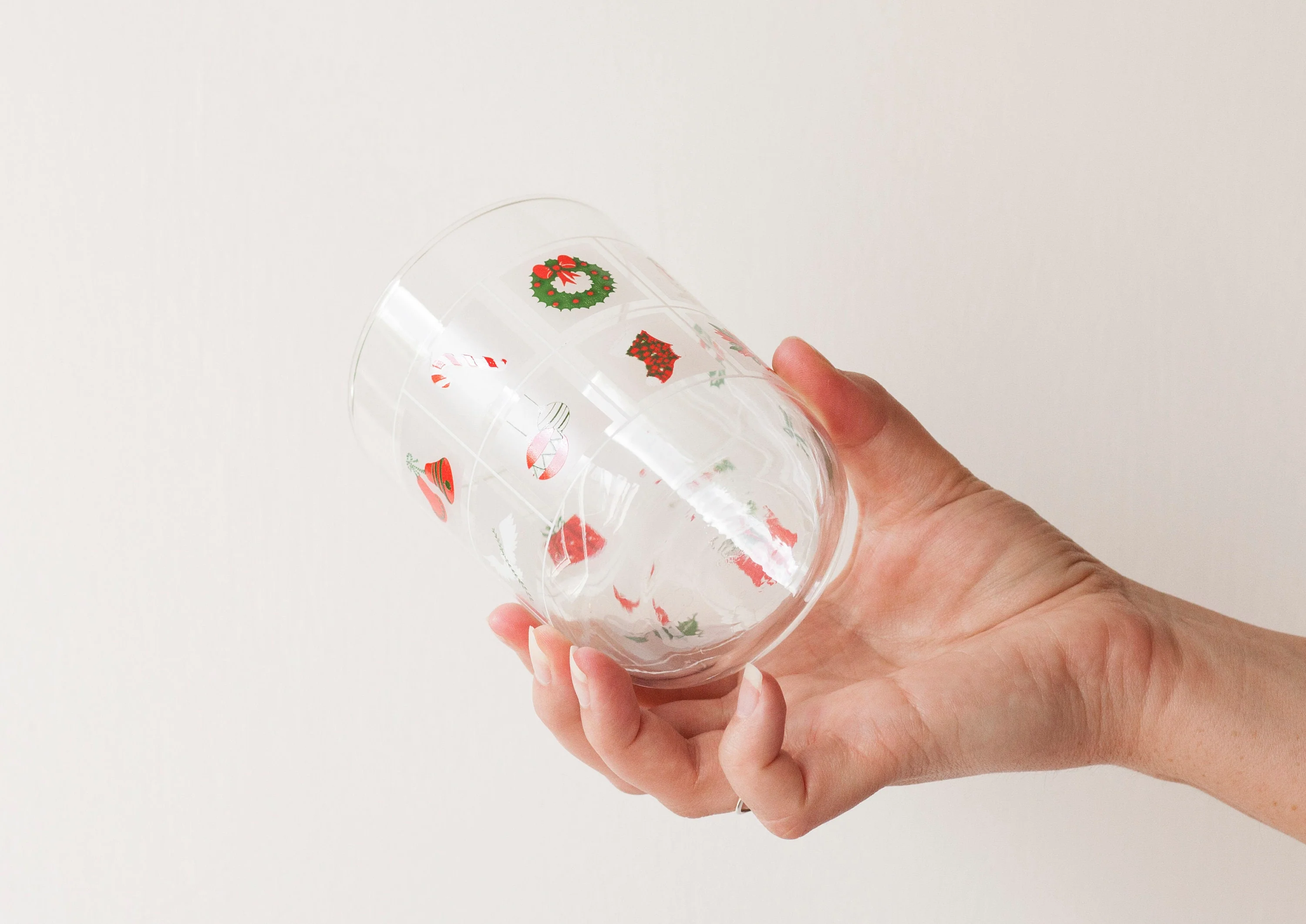 Holiday Themed Libbey Double Old Fashioned Glasses Set of Four - Image 10
