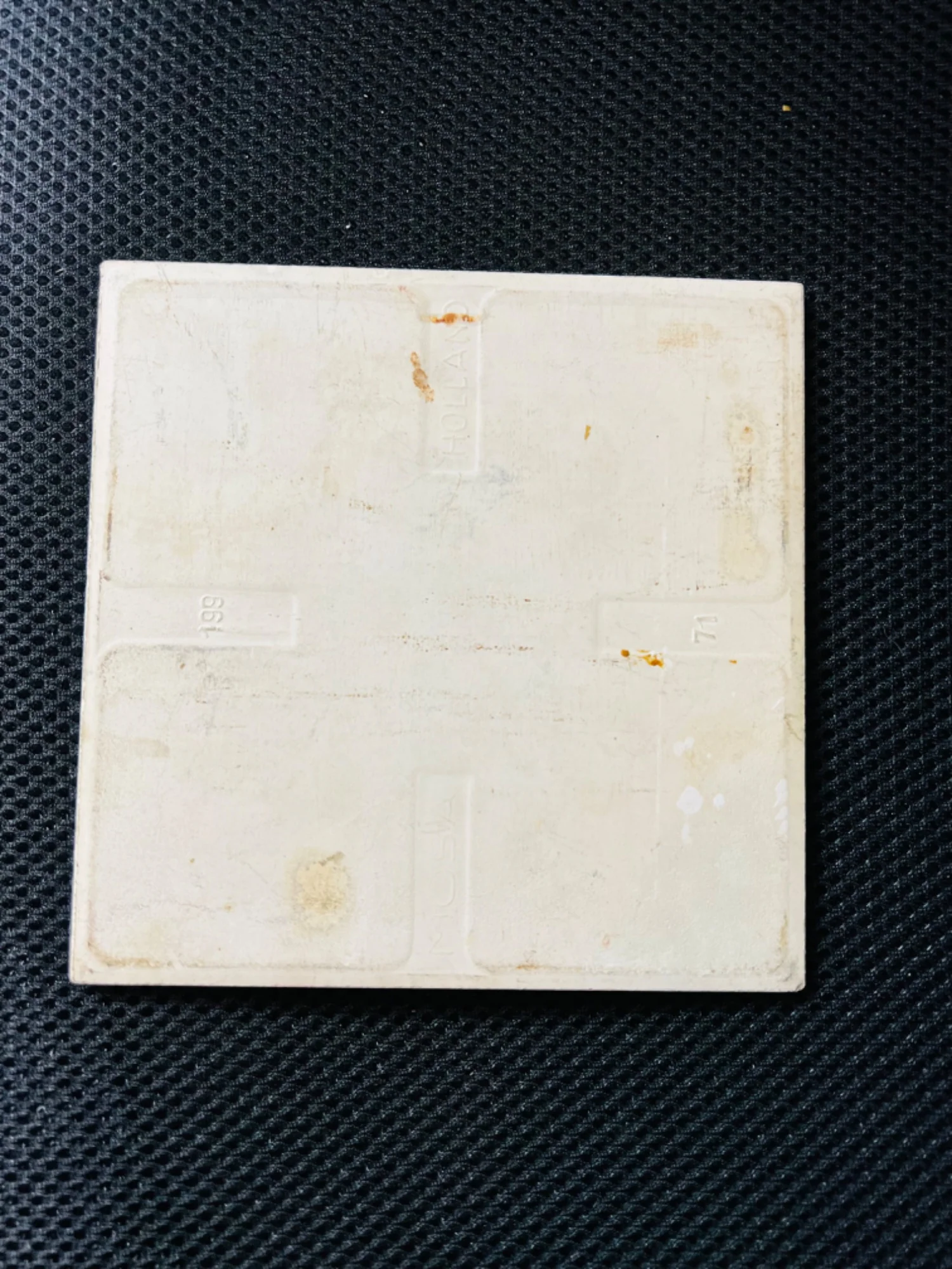 Holland Scene Ceramic Vintage Tile Ring Repurposed and Soldered Size 7. 5 - Image 9