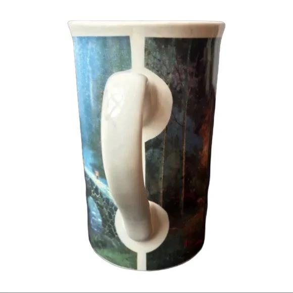Hollyhock House Genuine Coffee Mug Cup From The Oil Painting 2004 by Thomas Kincade - Image 3
