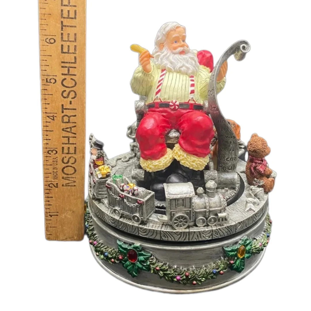 Home for The Holidays Rotating Musical Santa Vintage Centerpiece Music Box New In Box by Home For The Holidays - Image 11