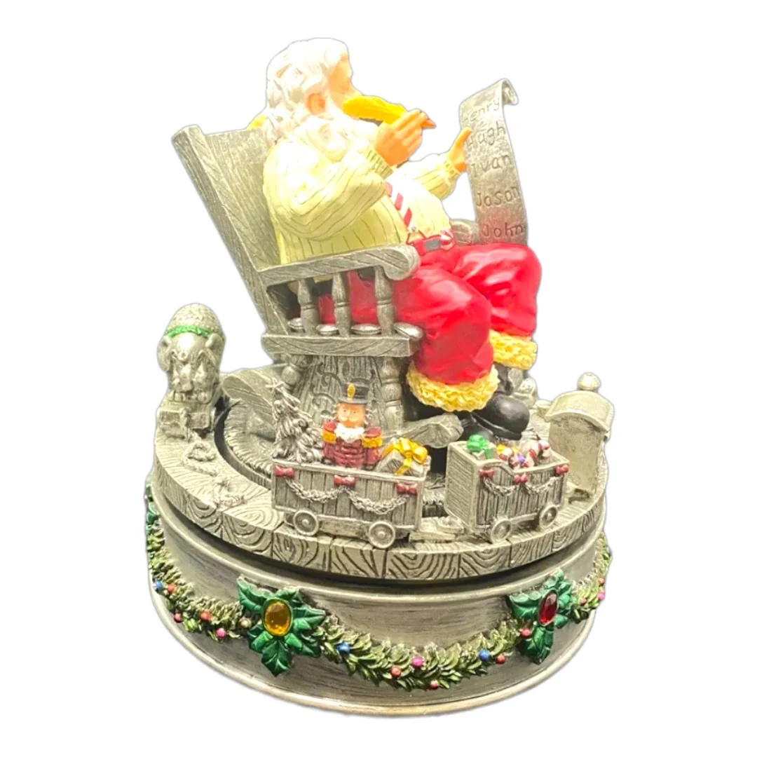 Home for The Holidays Rotating Musical Santa Vintage Centerpiece Music Box New In Box by Home For The Holidays - Image 8