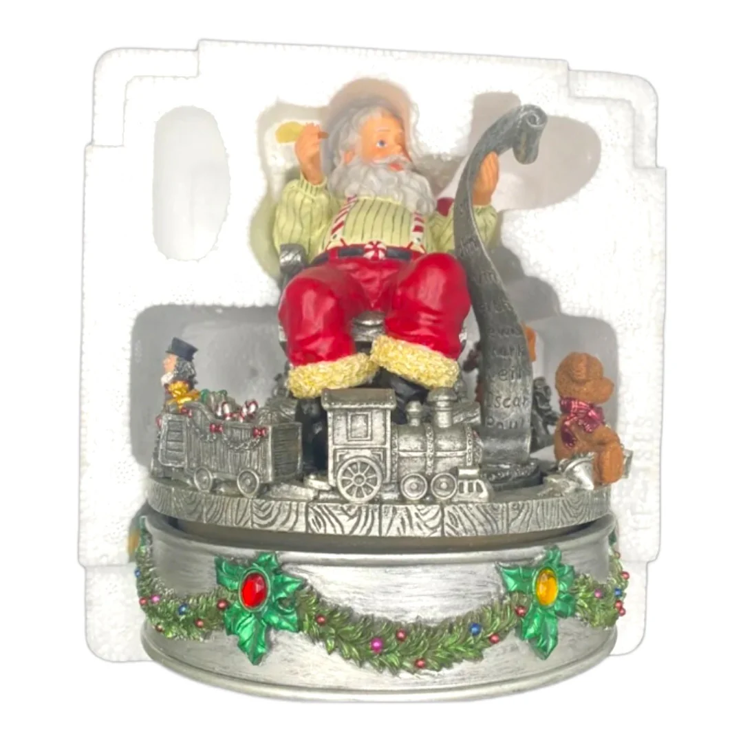 Home for The Holidays Rotating Musical Santa Vintage Centerpiece Music Box New In Box by Home For The Holidays - Image 9