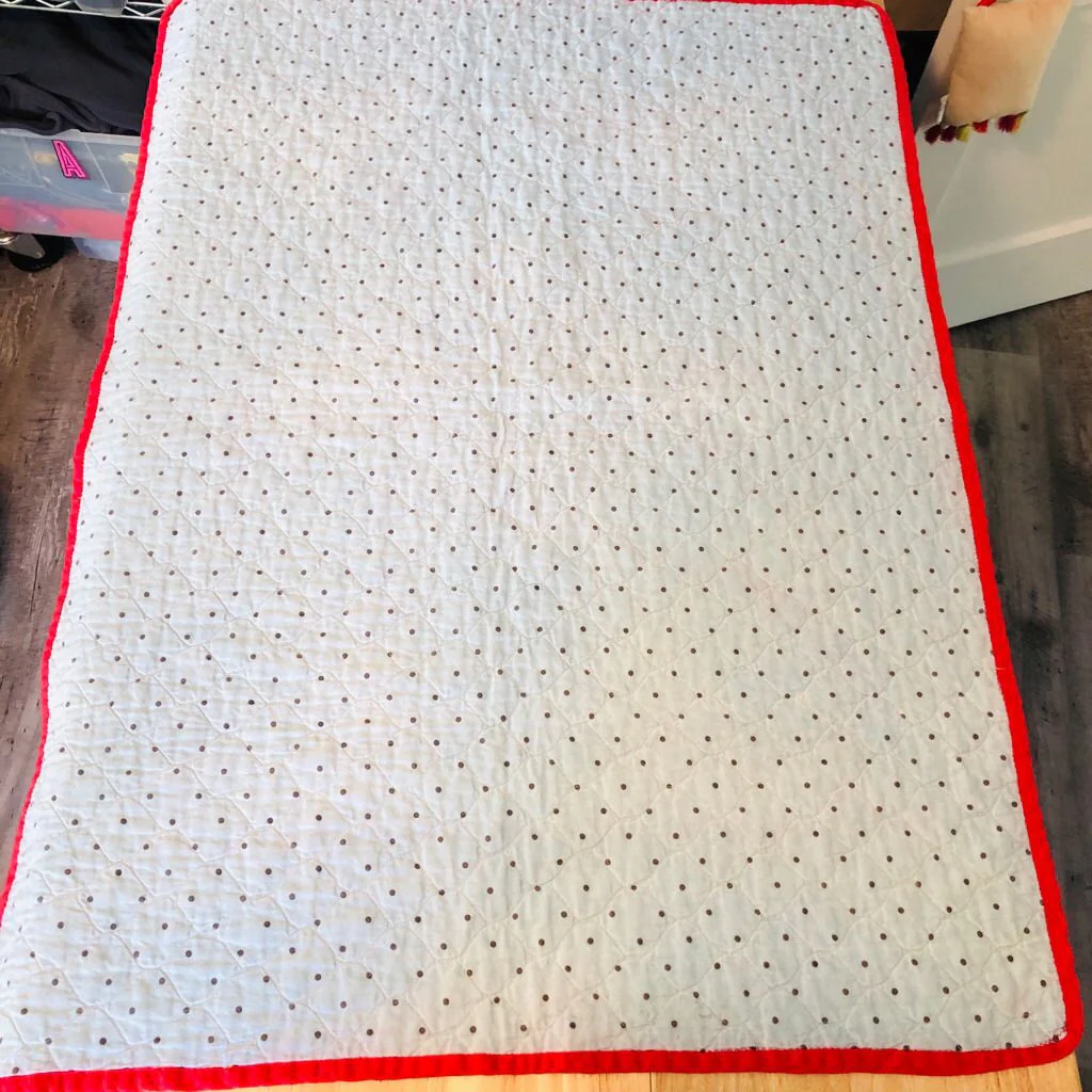 Home On The Range Cowboy Bunny Horse Rodeo Baby Blanket Quilt by Nina Shaffer - Image 2