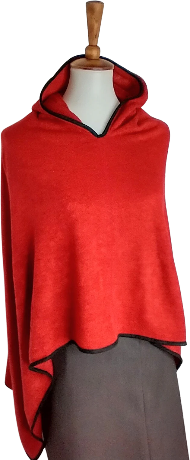 Hooded Cashmere Shawl By Made In Nepal