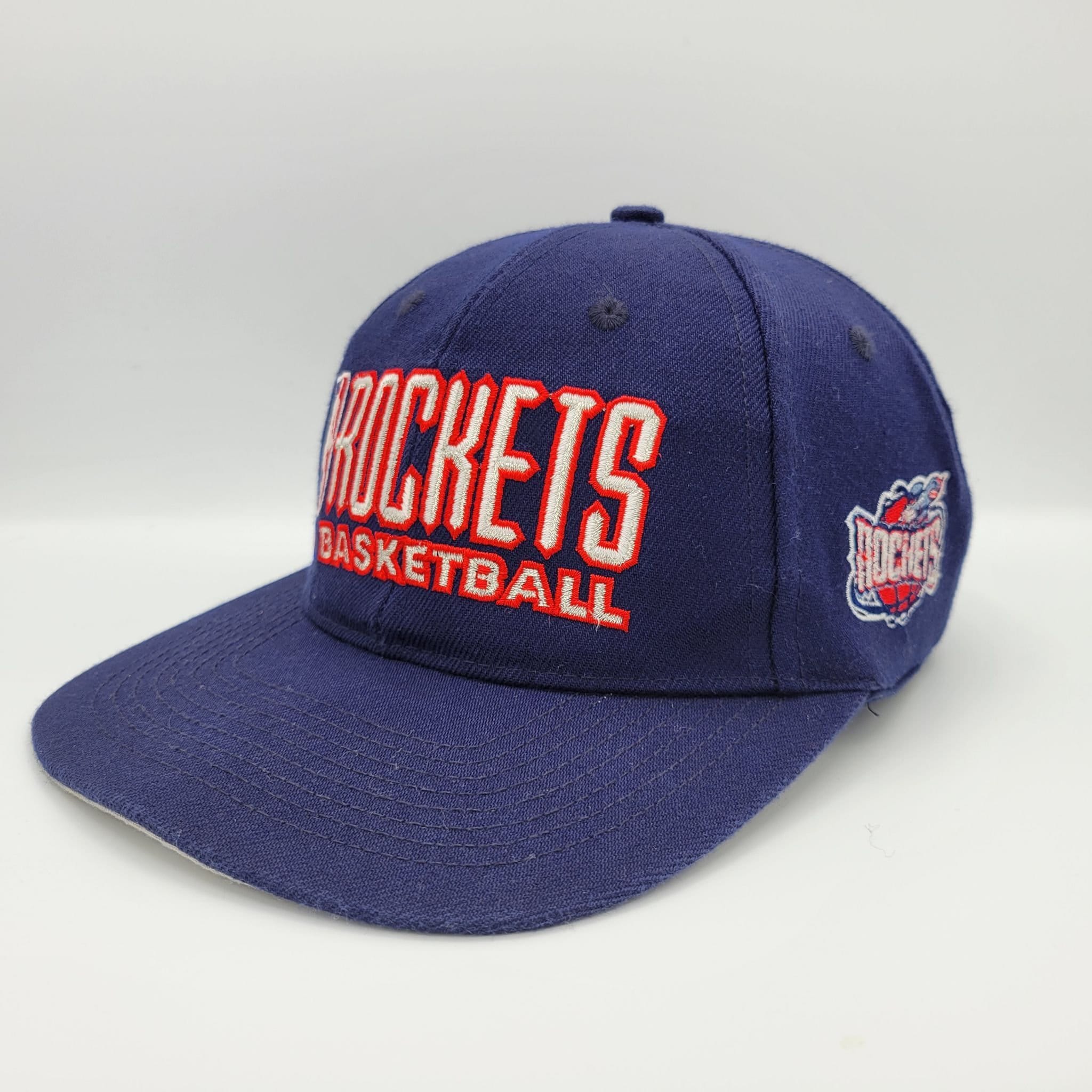 Houston Rockets Vintage 90s Champion Snapback Hat Nba Basketball Navy Blue Baseball Style Cap One Size Fits All by Champion - Image 2