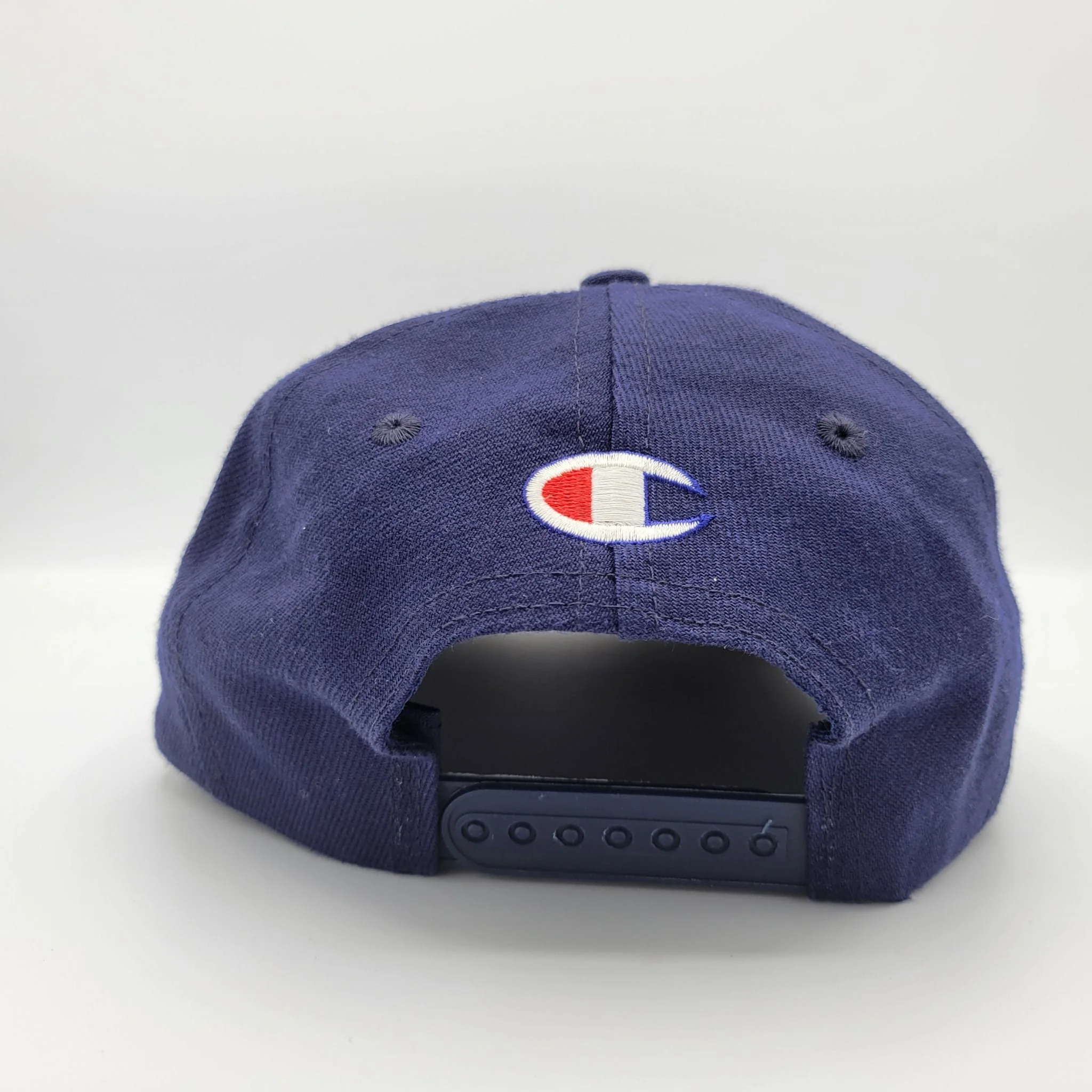 Houston Rockets Vintage 90s Champion Snapback Hat Nba Basketball Navy Blue Baseball Style Cap One Size Fits All by Champion - Image 3