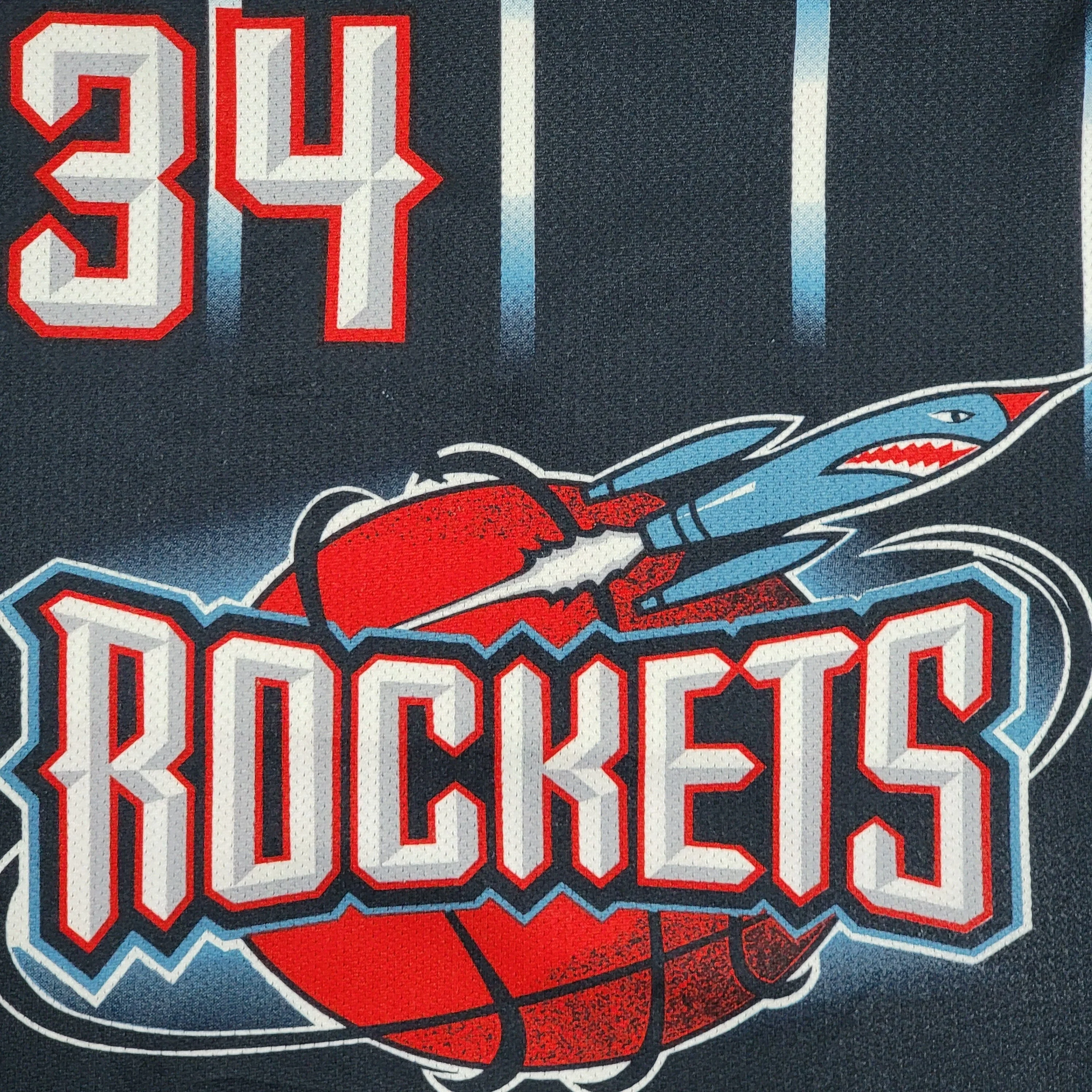 Houston Rockets Vintage 90s Hakeem Olajuwon Champion Basketball Jersey - Size Small S by Champion - Image 5