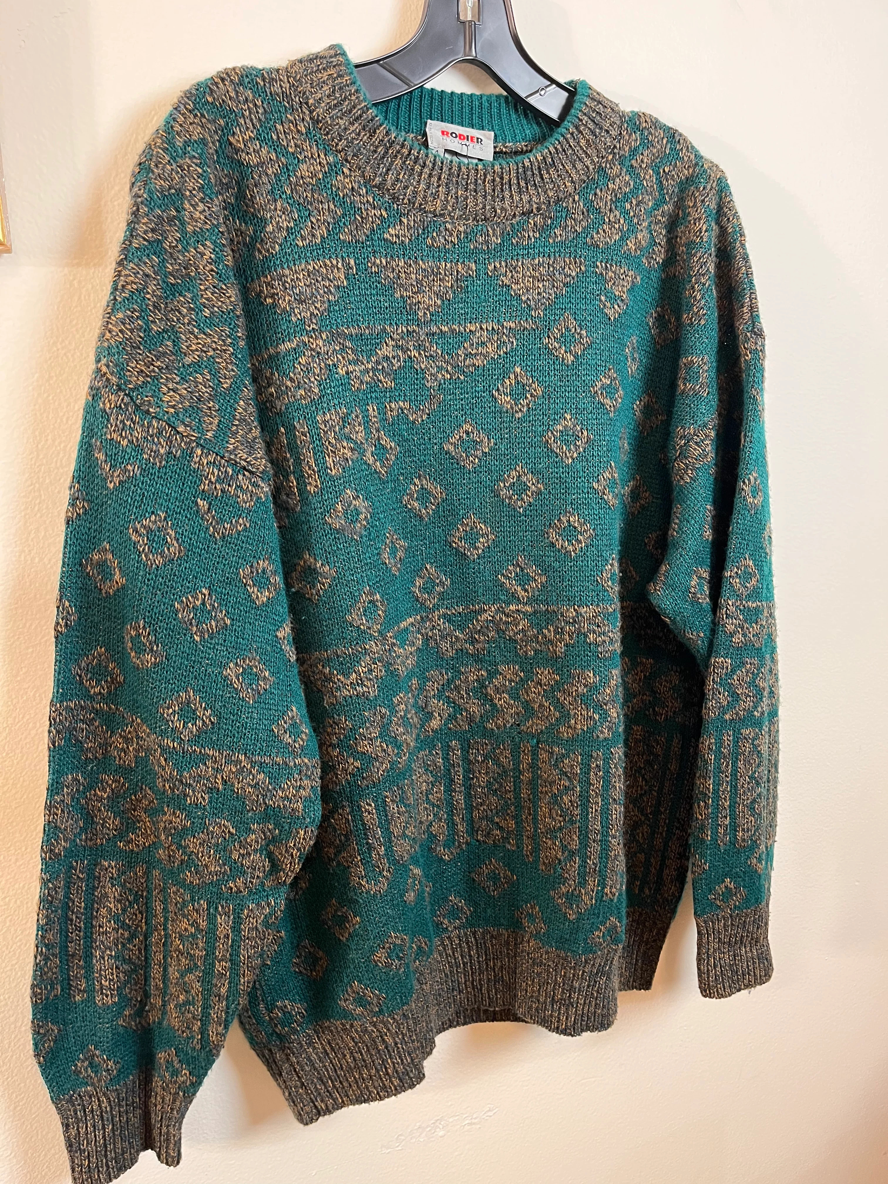 Hunter Green Sweater By Rodier - Image 4