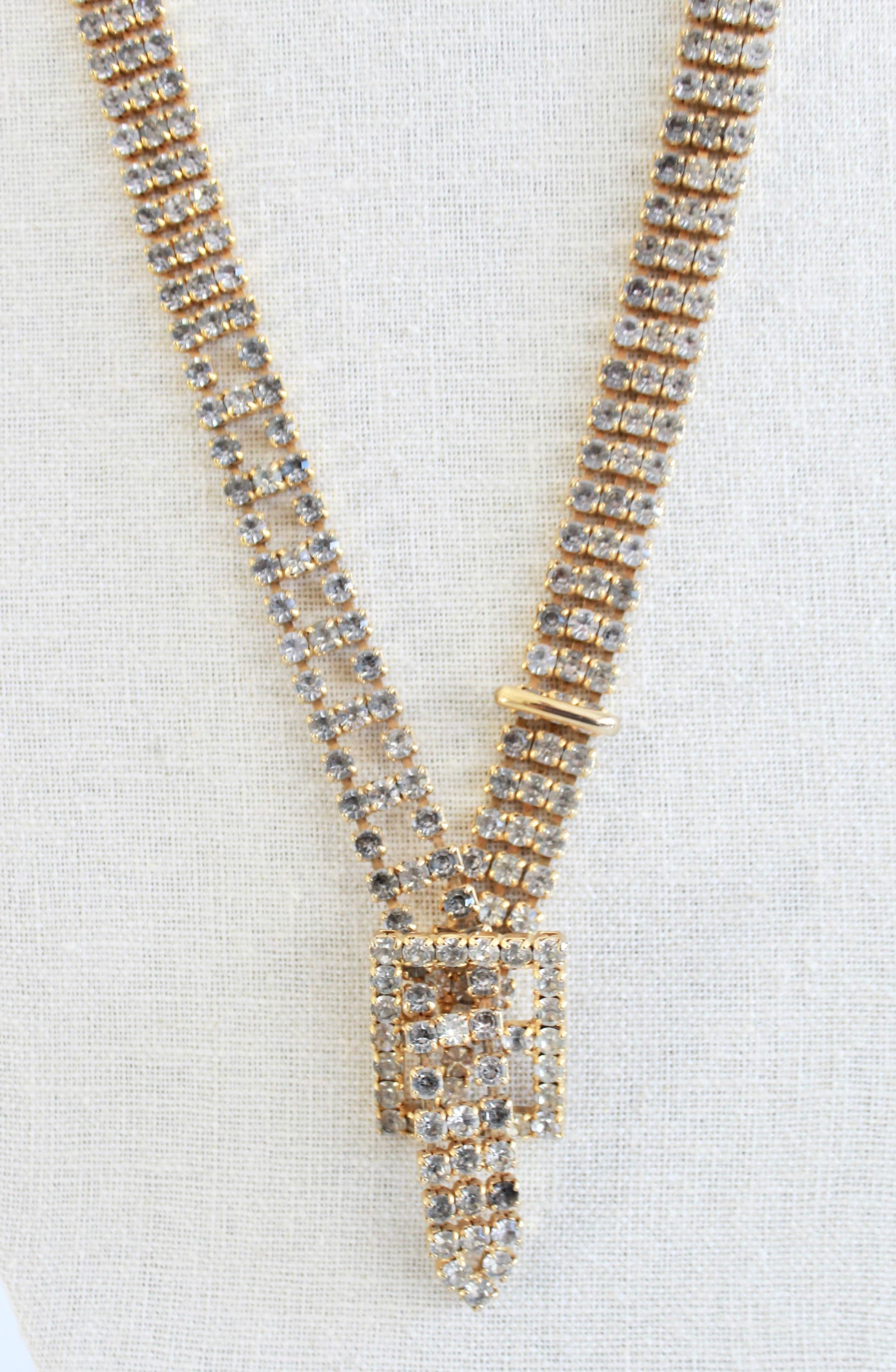 Incredible 50s Rhinestone Belt - Image 3