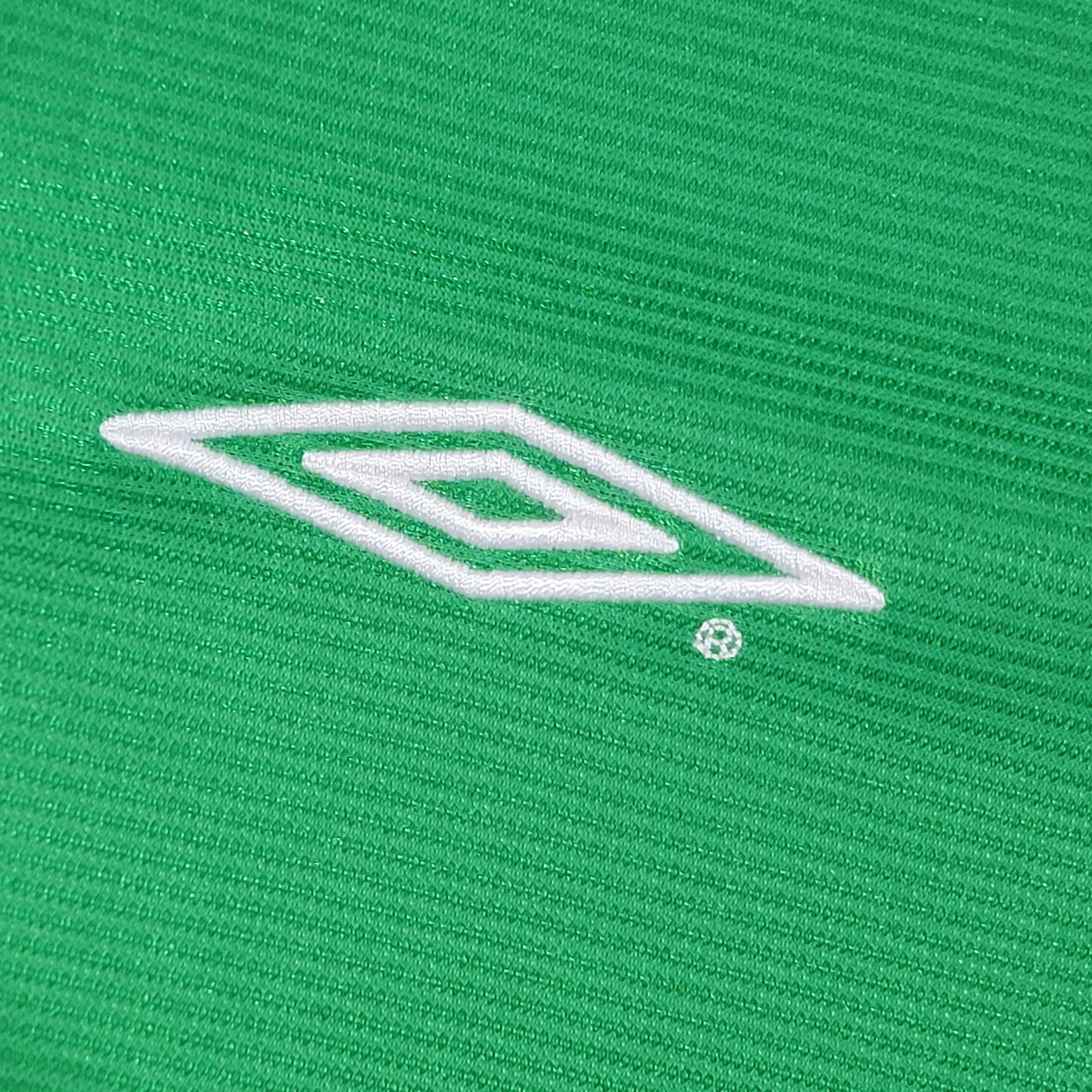 Ireland Umbro Eircom Soccer Jersey Green Kit Shirt Traditional Home Uniform Size Men's Extra Large - Image 4