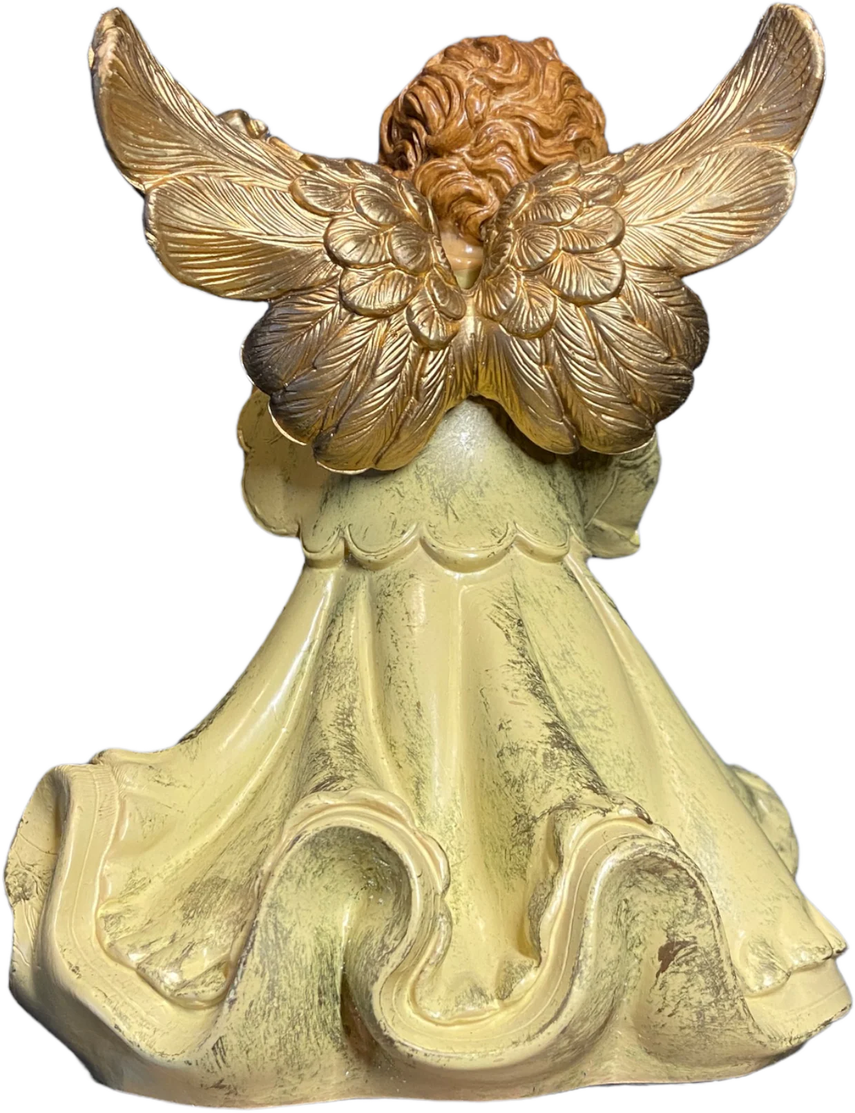 Italian Angel Figurine Guitar 8" Depose Fontanini - Image 2