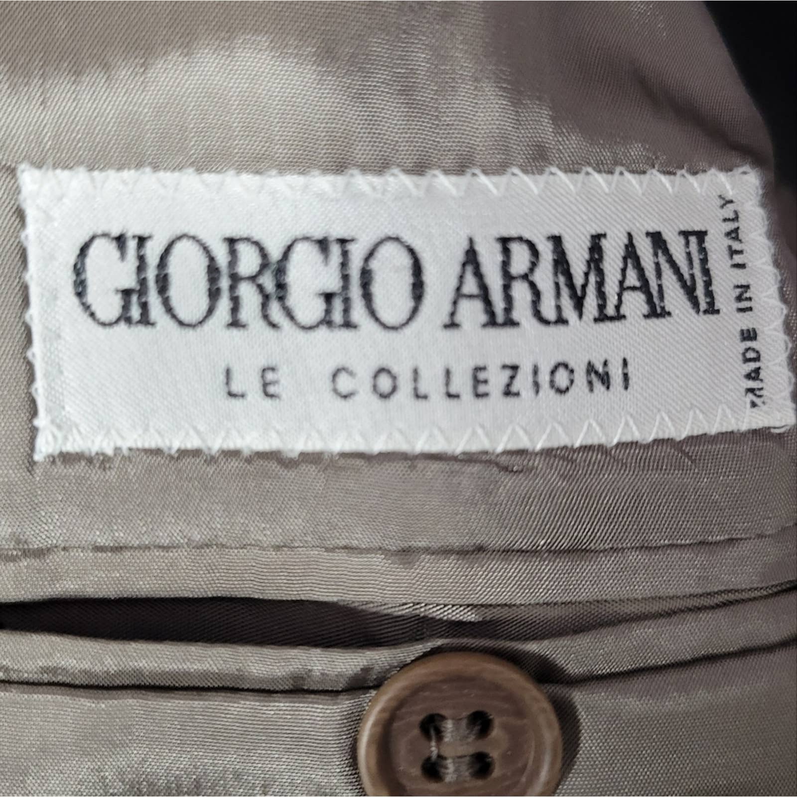 Italian Wool Plaid Blazer by Giorgio Armani - Image 5