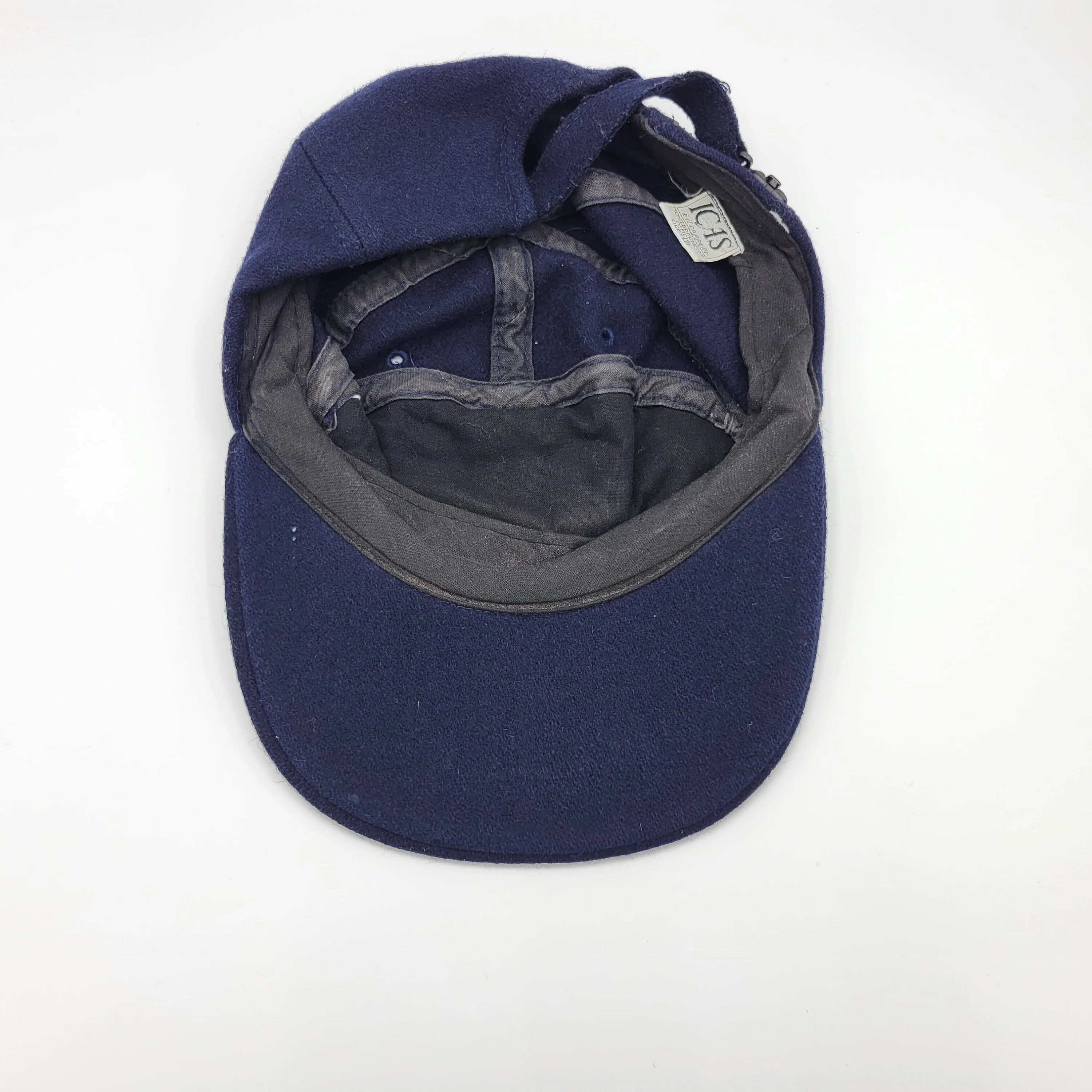 Italy Vintage 90s World Cup Soccer Strapback Hat Italia Football 1990 Games Navy Blue Baseball Cap - Image 5