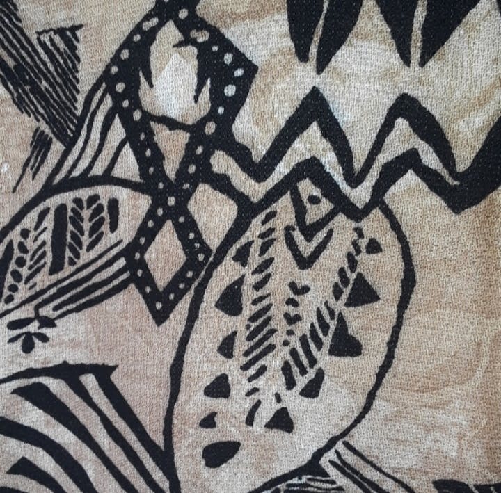 80's Tropical Textured Linen Jacket by Studio I - Image 7
