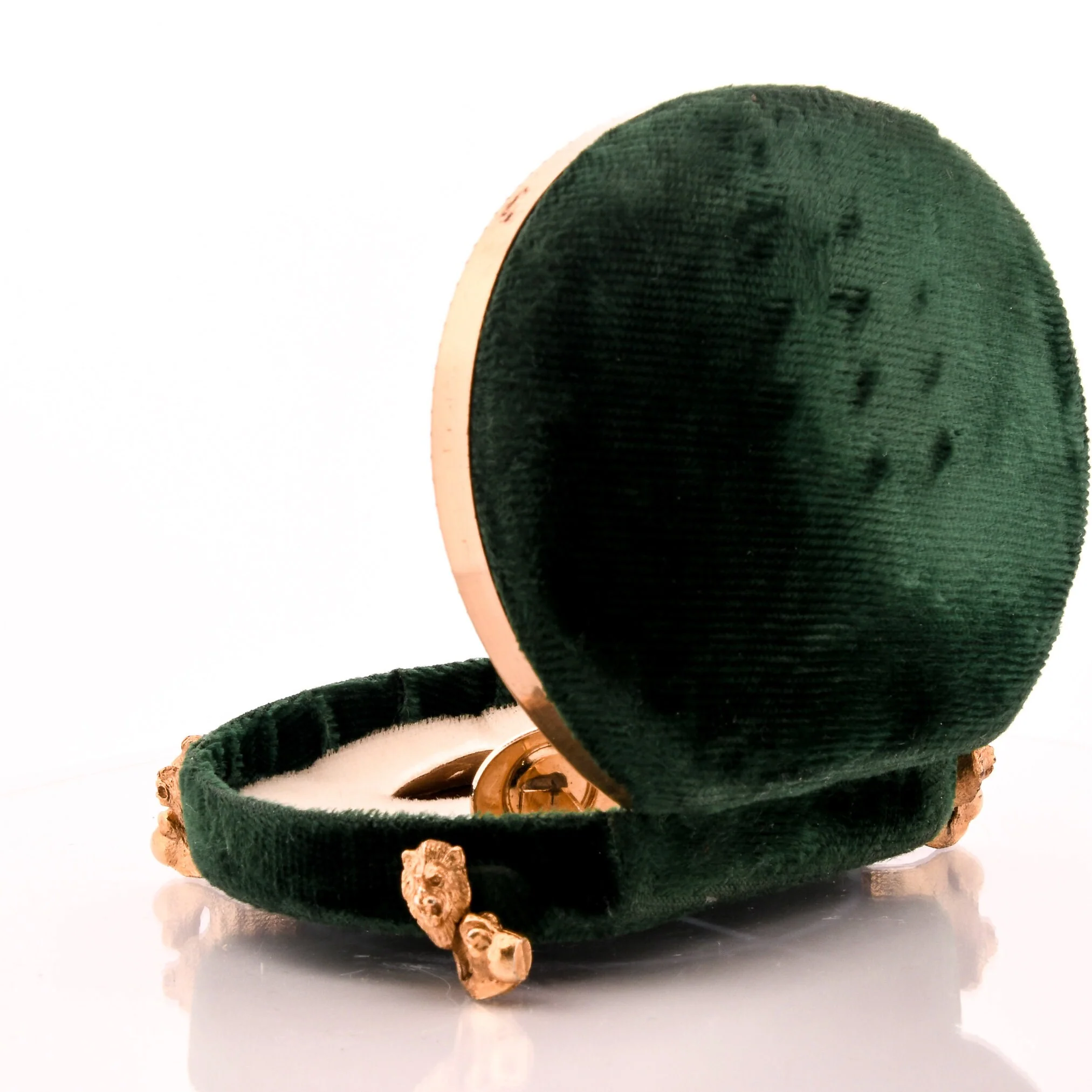 Jade Cuff Links and Tie Pin Set Gold Jade Cuff Links Wedding Engagement Gift - Image 4