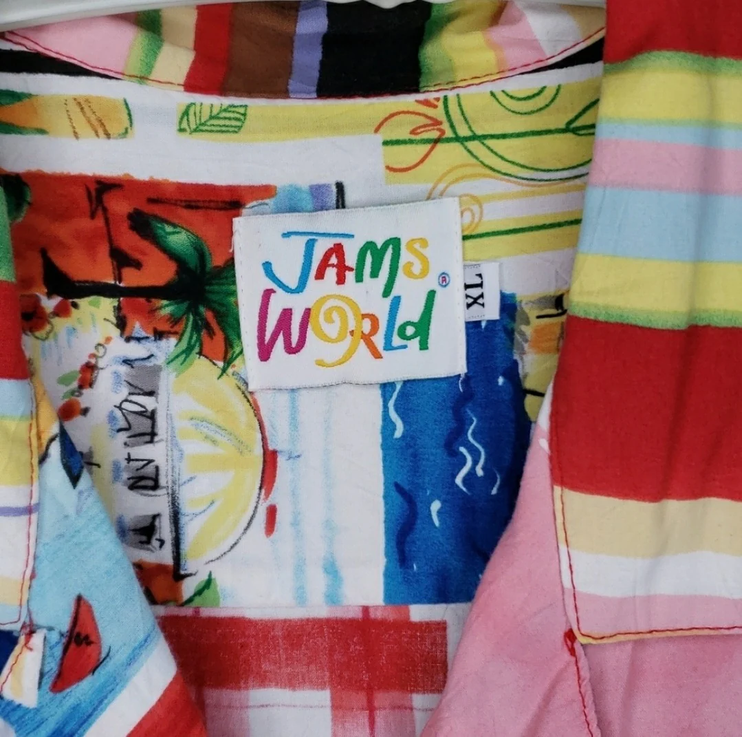 Jams World Seaside Button Front Hawaiian Shirt  by Jams World - Image 3