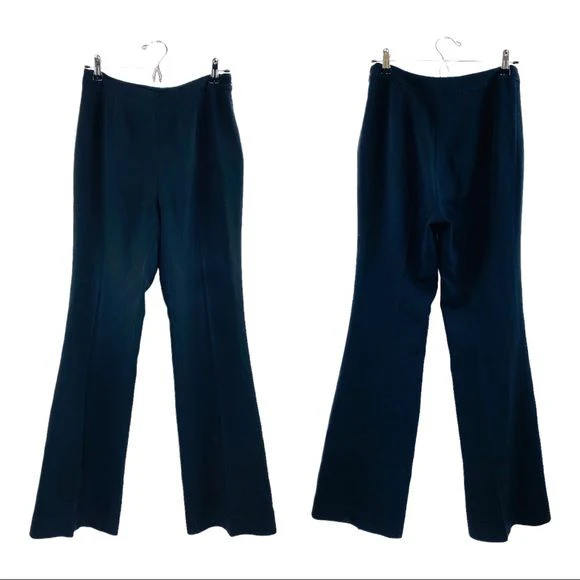 Joan Pants S902501n14 Flare Leg Womens Black Trouser Sz 4 by Diane Von Furstenberg - Image 2