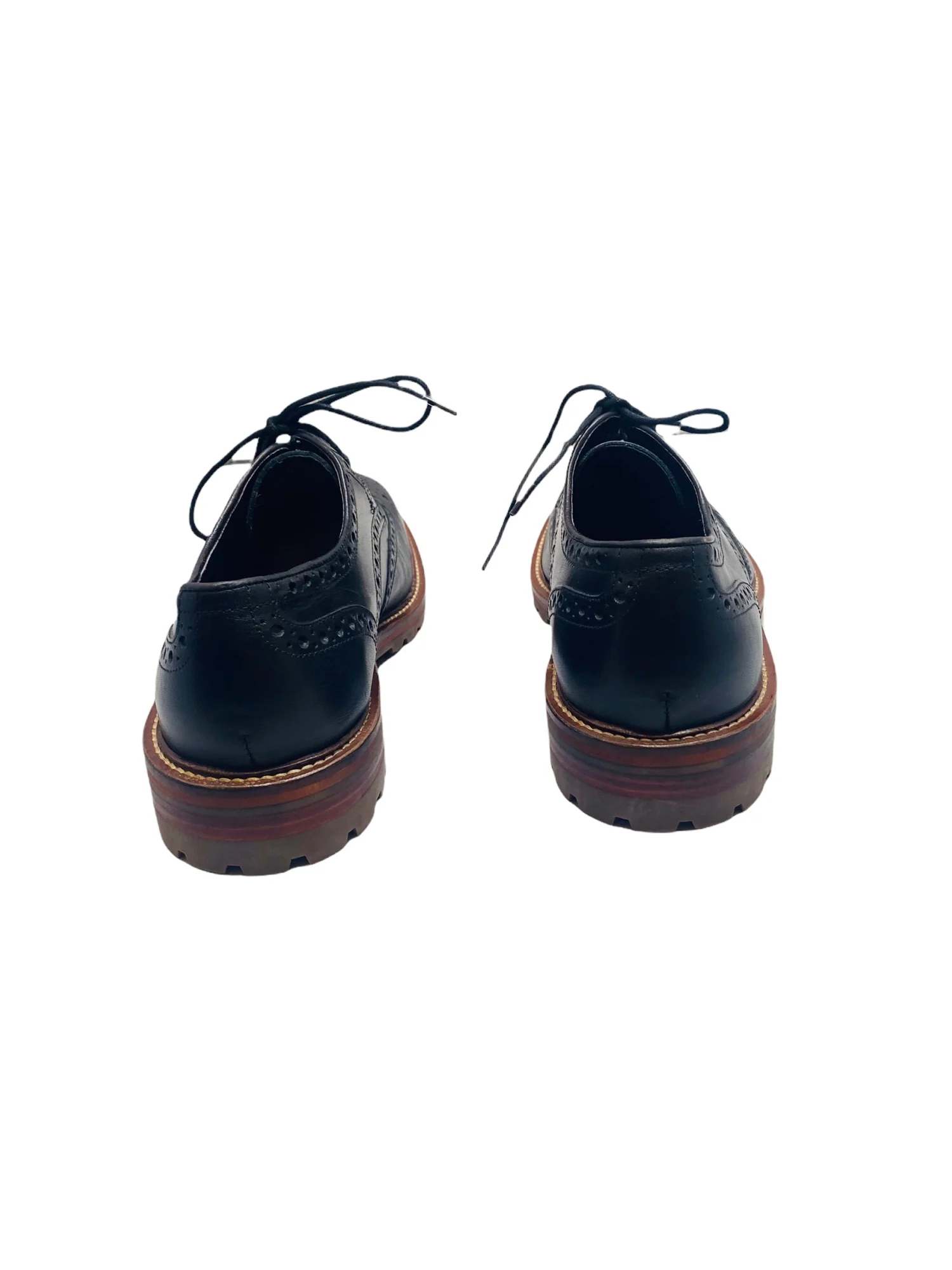 Johnston &amp; Murphy Black Conrad Wingtip Oxford Dress Shoes Black Leather by Johnston &Amp; Murphy 1850 - Image 5