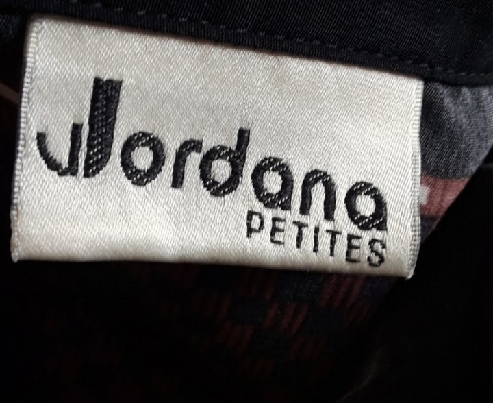80's Funky Printed Blouse by Jordana - Image 6