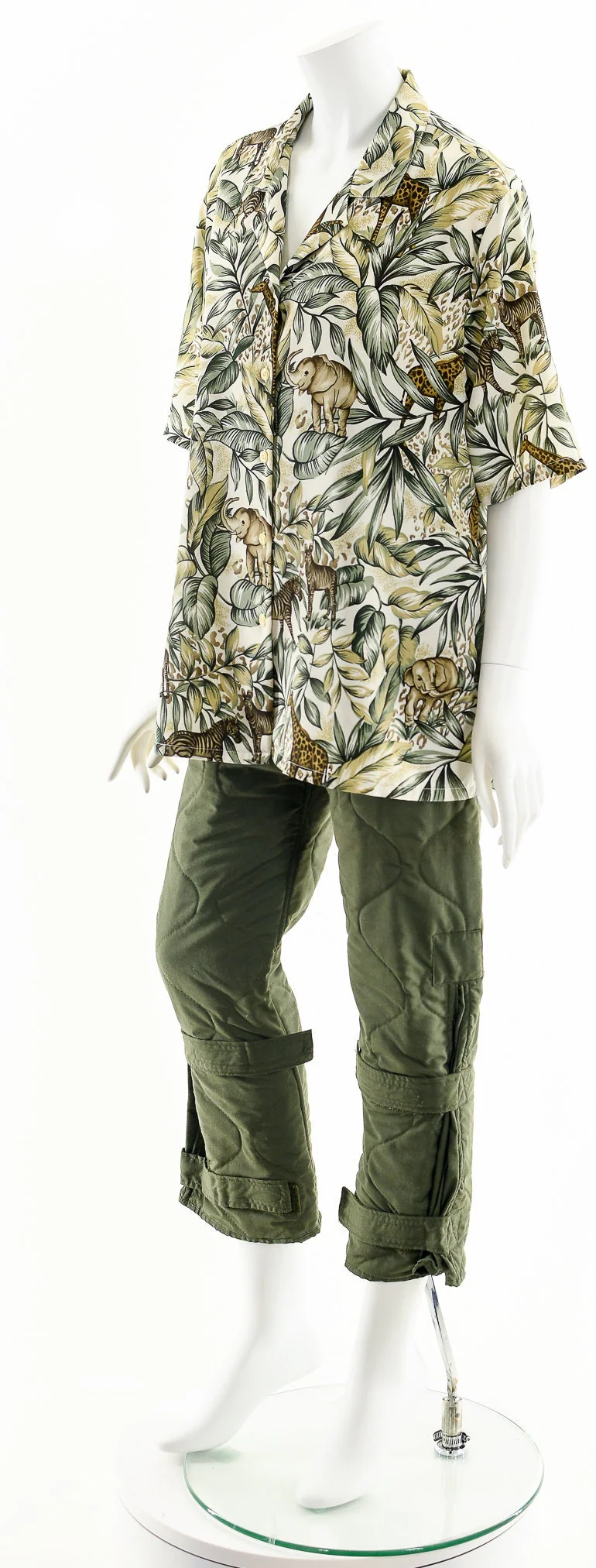 Jungle Animals 80s Printed Blouse - Image 10