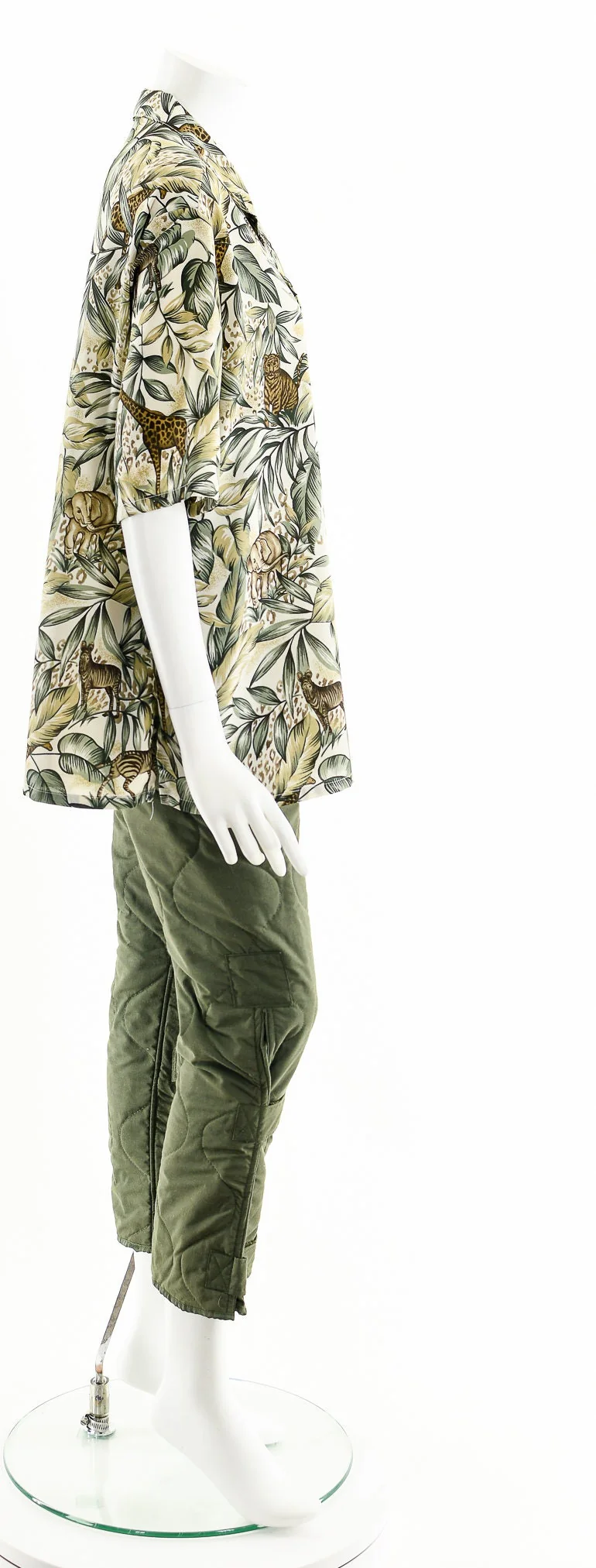 Jungle Animals 80s Printed Blouse - Image 5