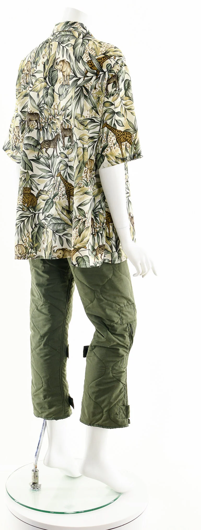 Jungle Animals 80s Printed Blouse - Image 6