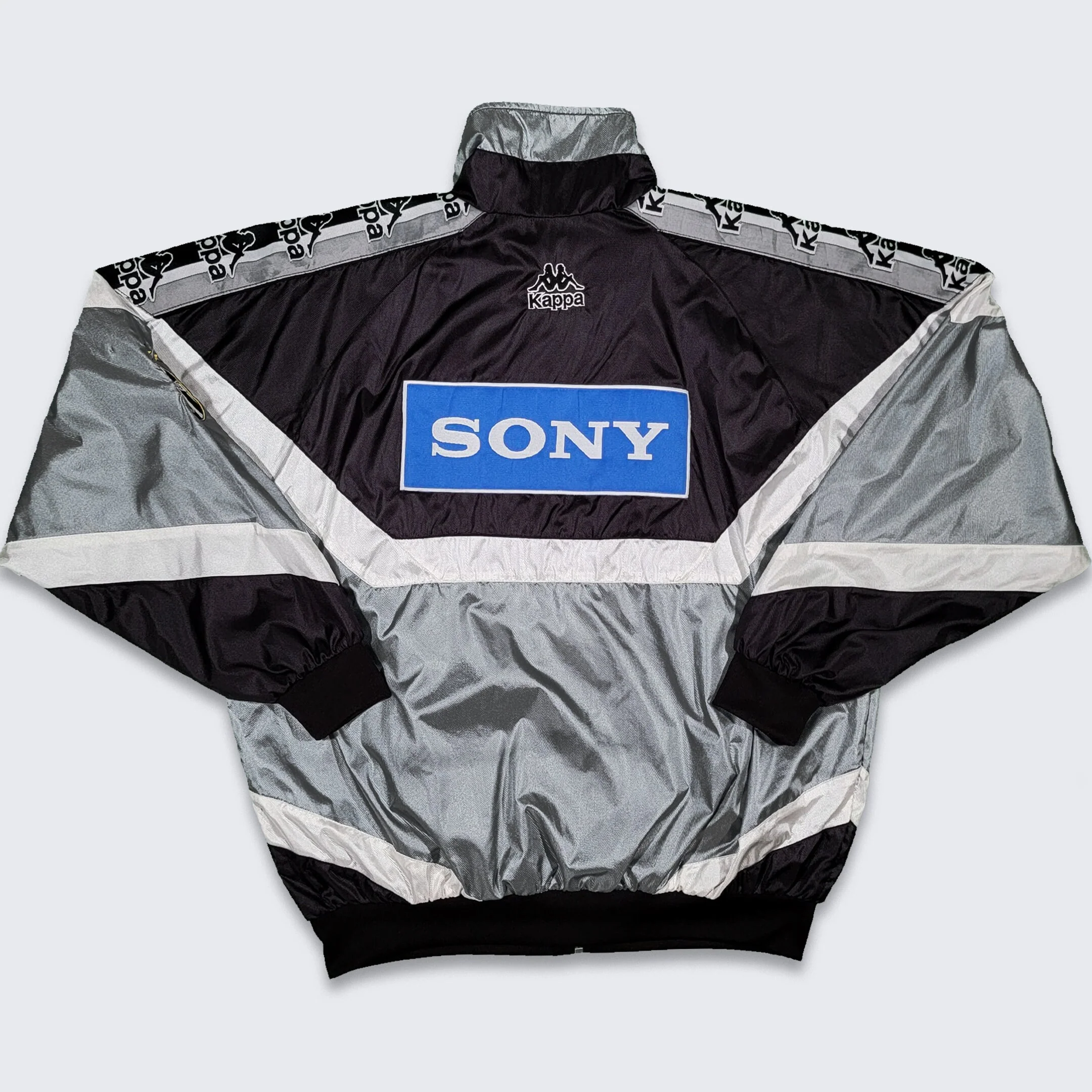 Juventus Vintage 90s Kappa Full Track Suit Includes Both Joggers Pants and Windbreaker Jacket Coat Sony Sponsor by Kappa - Image 2