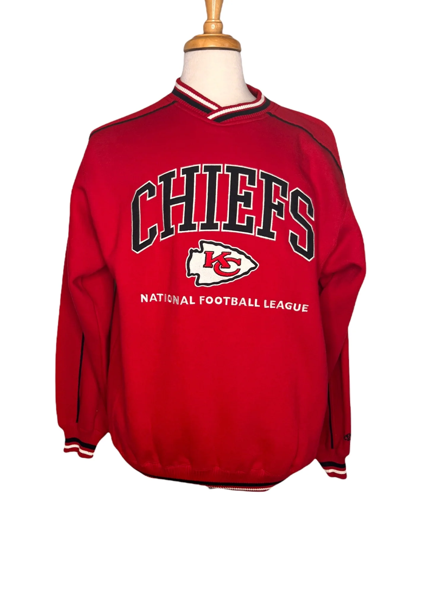 Kansas City Chiefs Team Nfl V-Neck Sweater by Lee Sport by Lee - Image 5