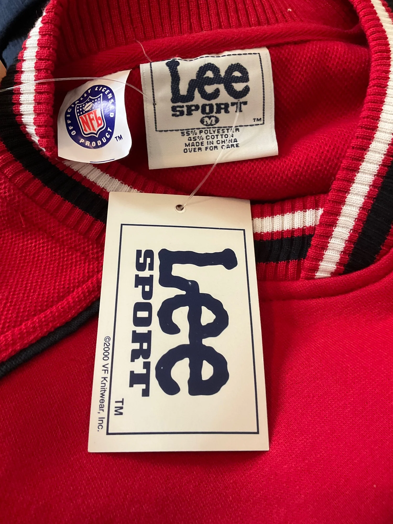 Kansas City Chiefs Team Nfl V-Neck Sweater by Lee Sport by Lee - Image 6