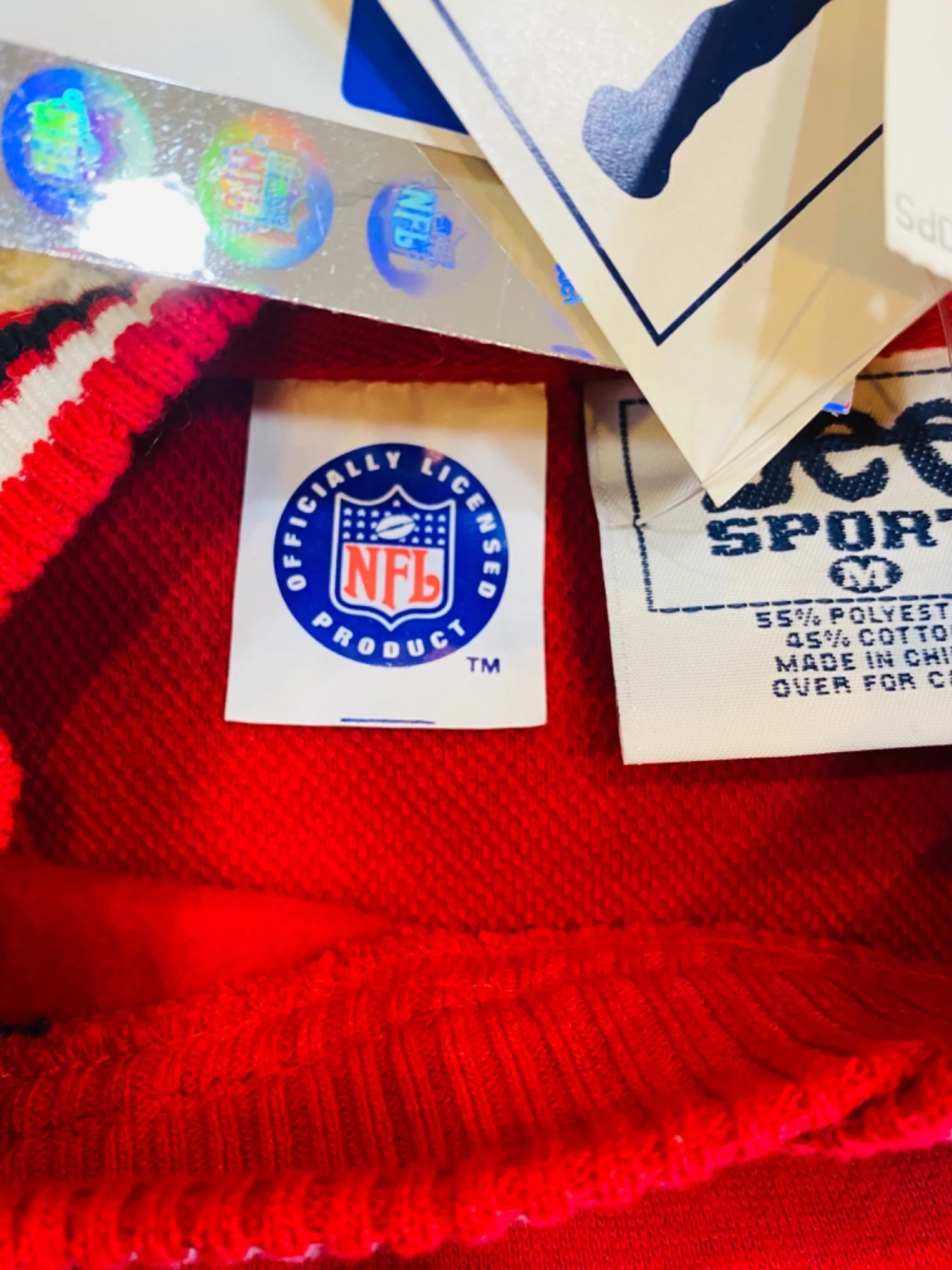 Kansas City Chiefs Team Nfl V-Neck Sweater by Lee Sport by Lee - Image 8