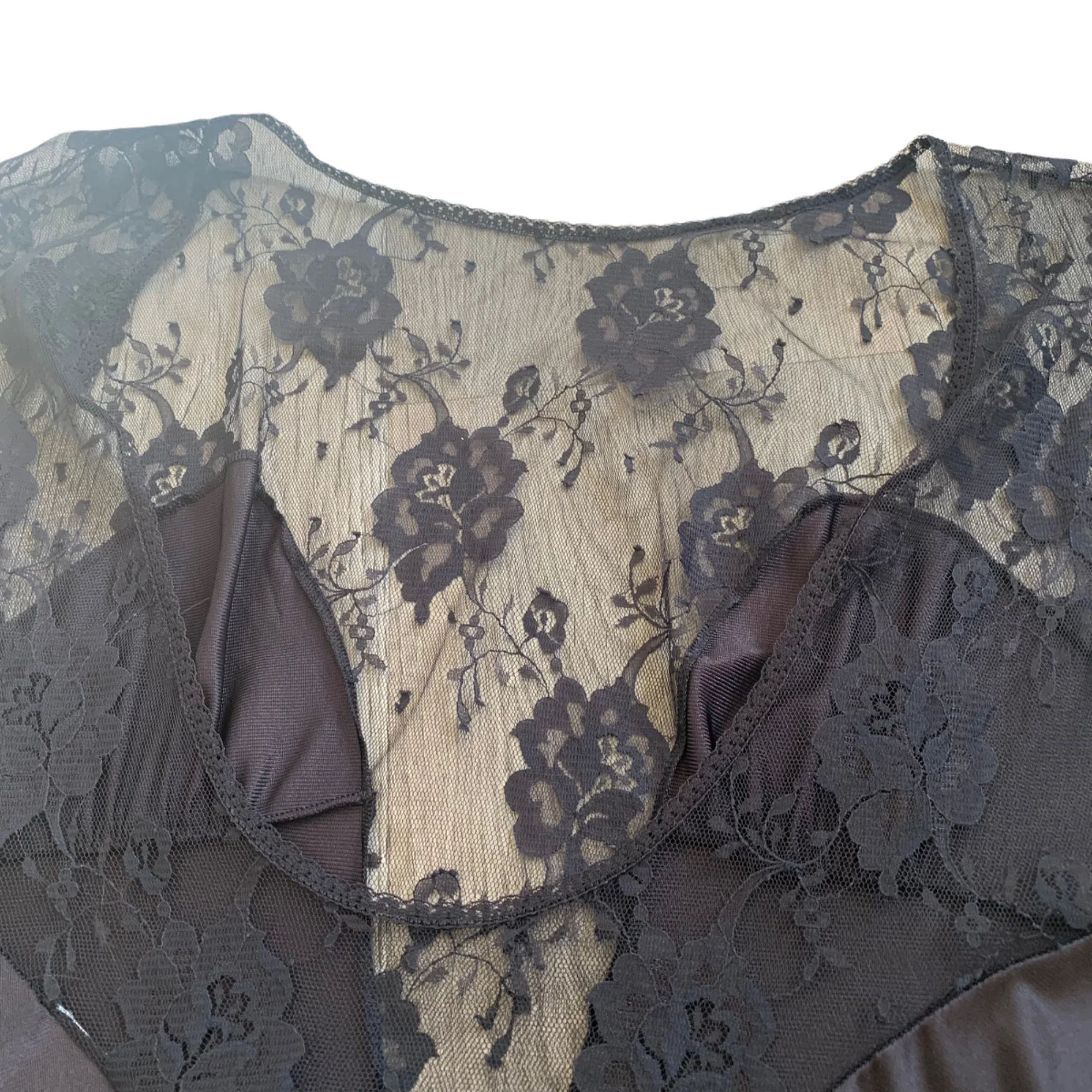 Kayser Sheer Pinup Glamour Lingerie Nightgown Usa By Kayser - Image 5