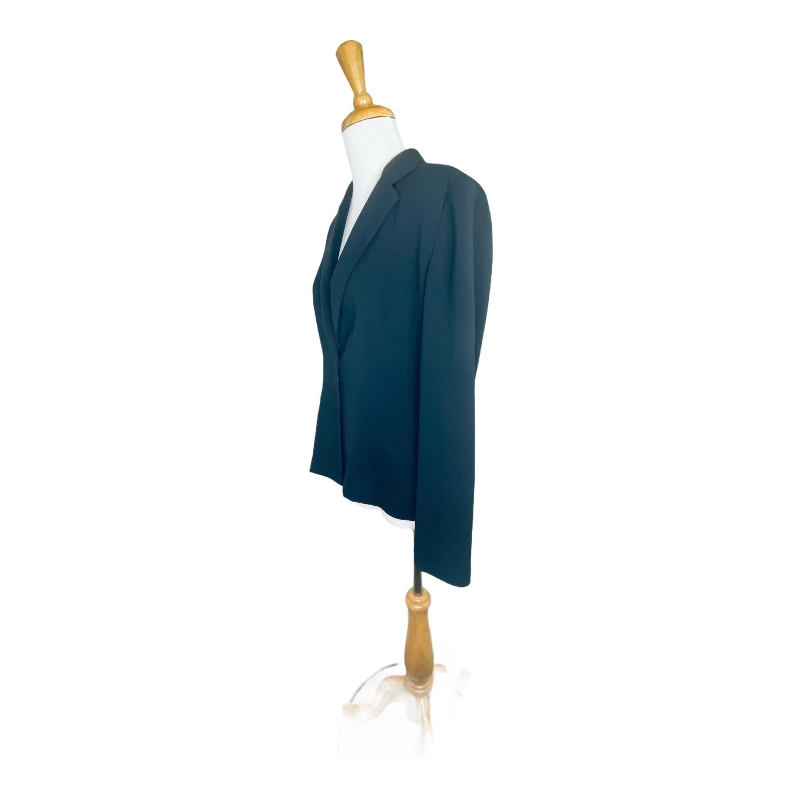 Kenar Womens One Button Blazer Black by Kenar - Image 2