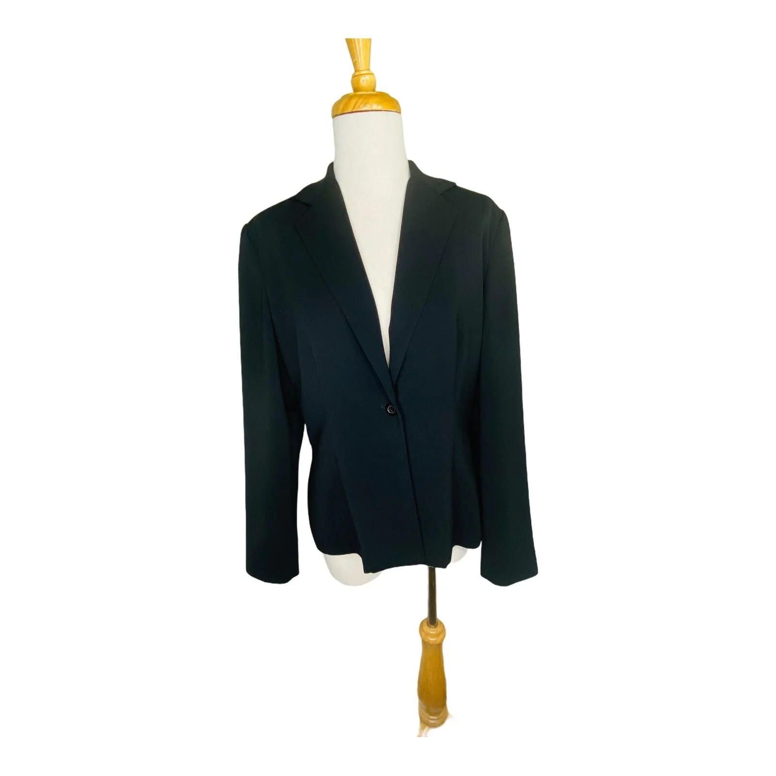 Kenar Womens One Button Blazer Black by Kenar - Image 7
